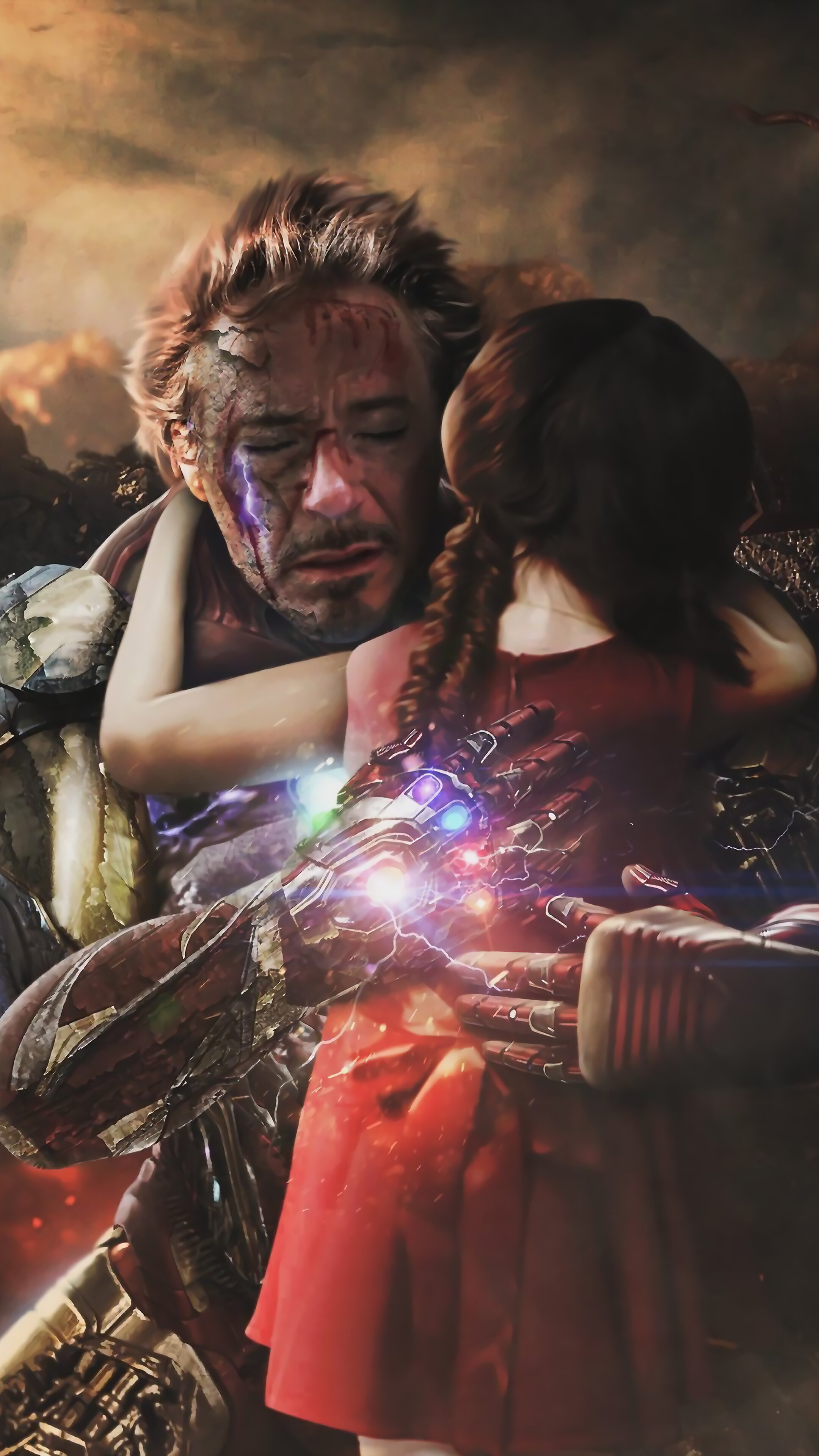 Iron, Man, Infinity Stones Avengers Endgame, 4k Gallery HD Wallpaper