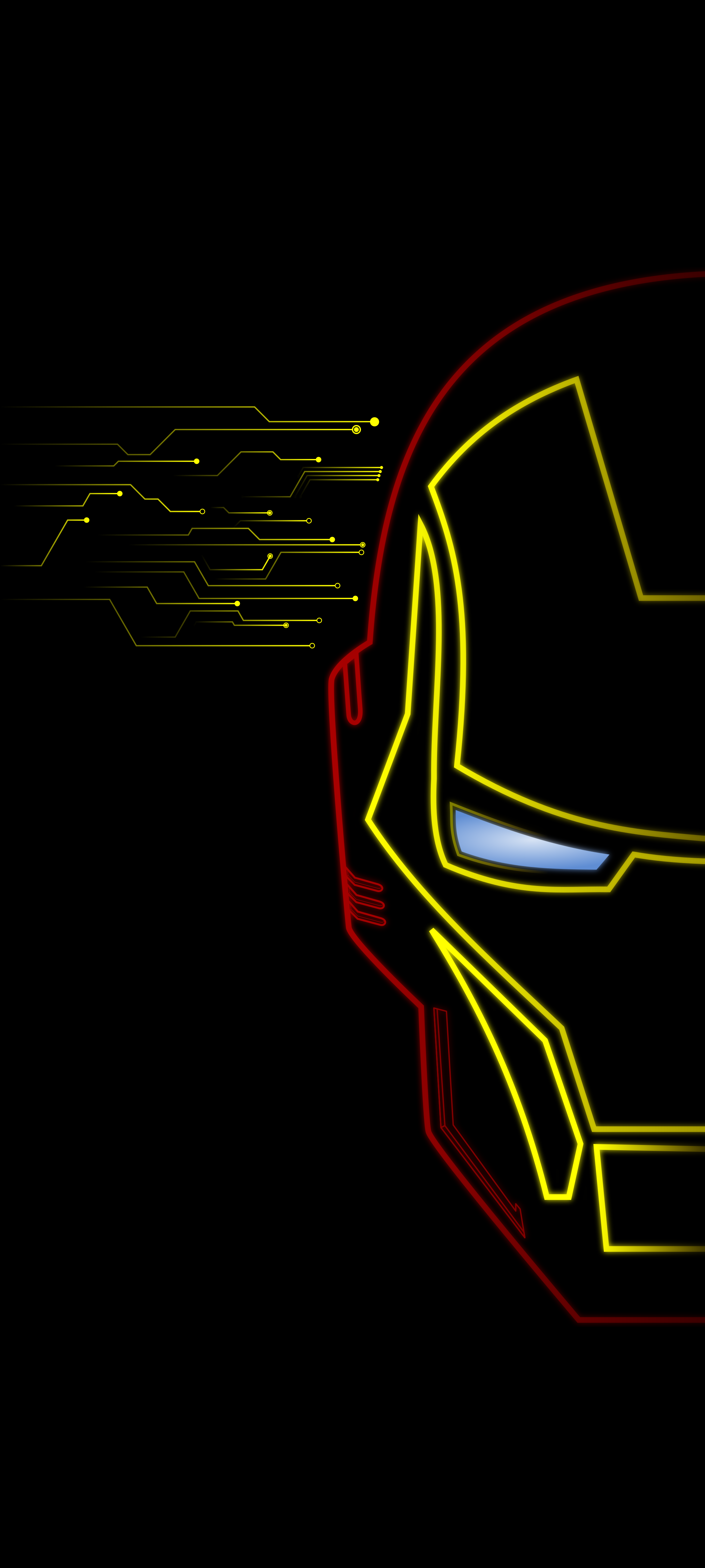 Iron Man's neon icon