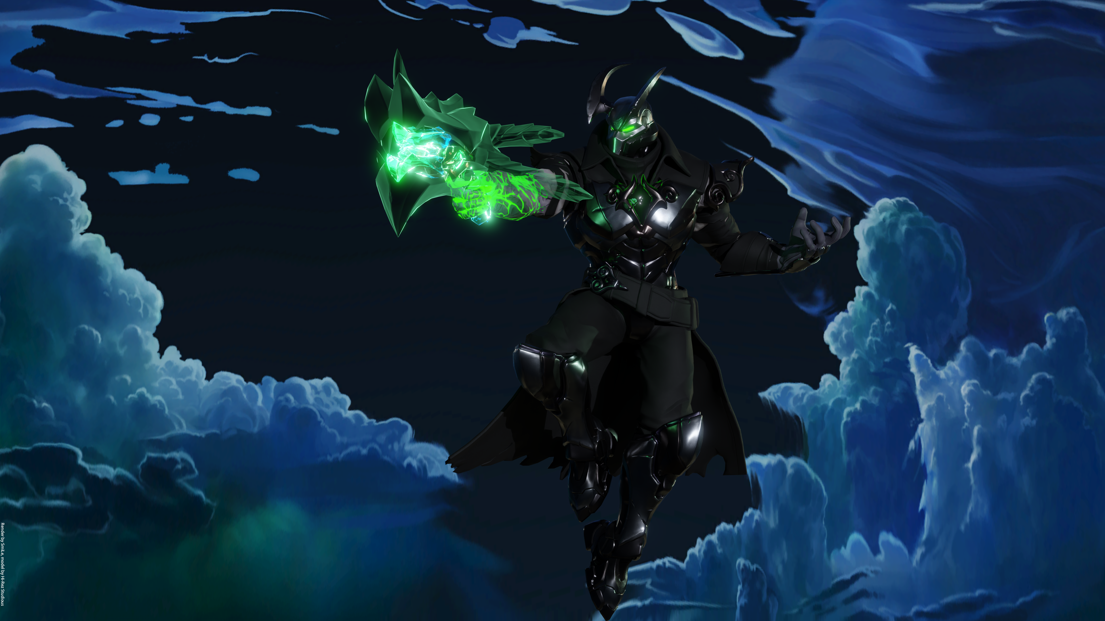 Androxus with Shattermaw 4K Wallpaper