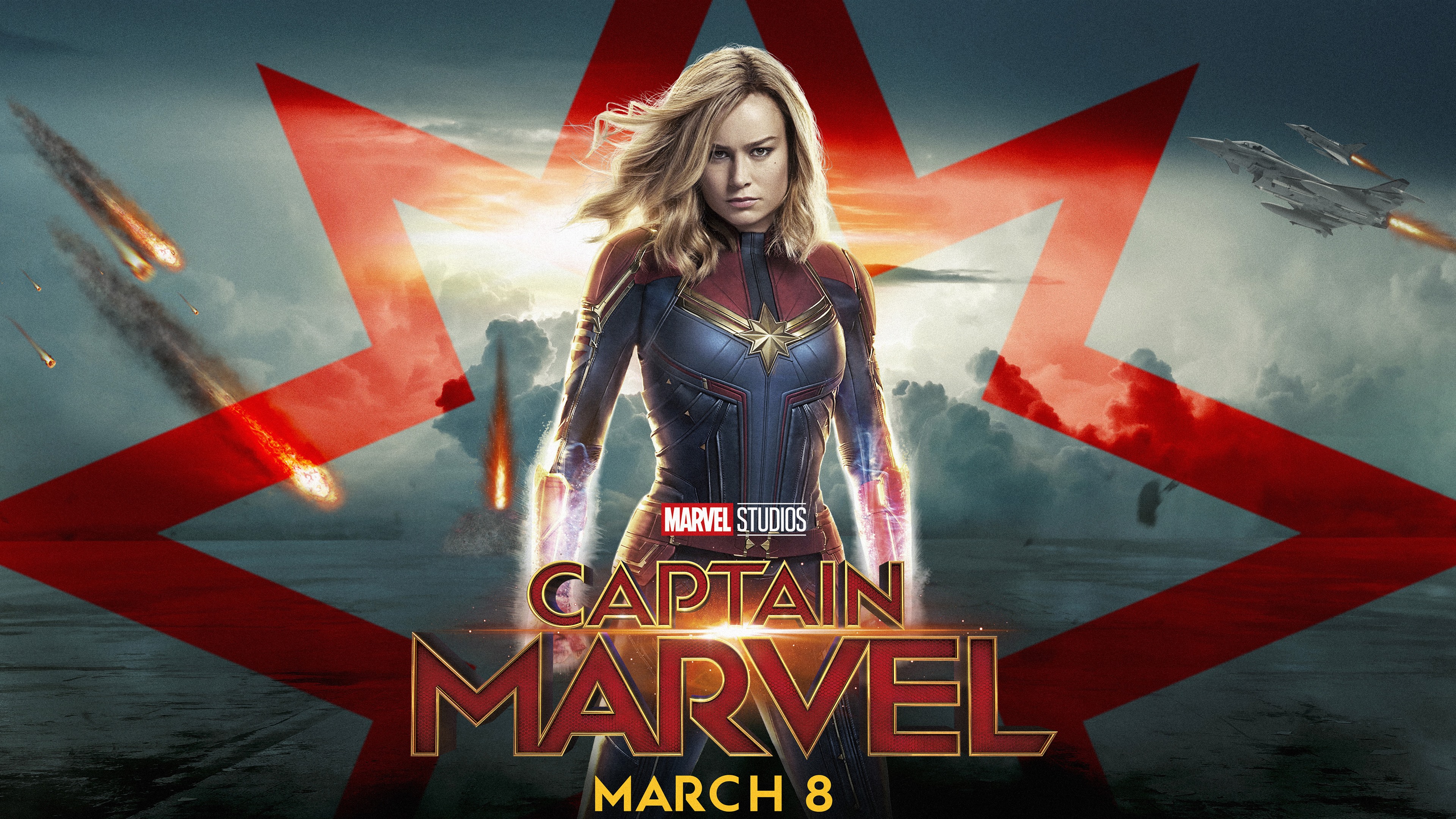 Wallpaper Captain Marvel, Brie Larson 5120x2880 UHD 5K Picture, Image