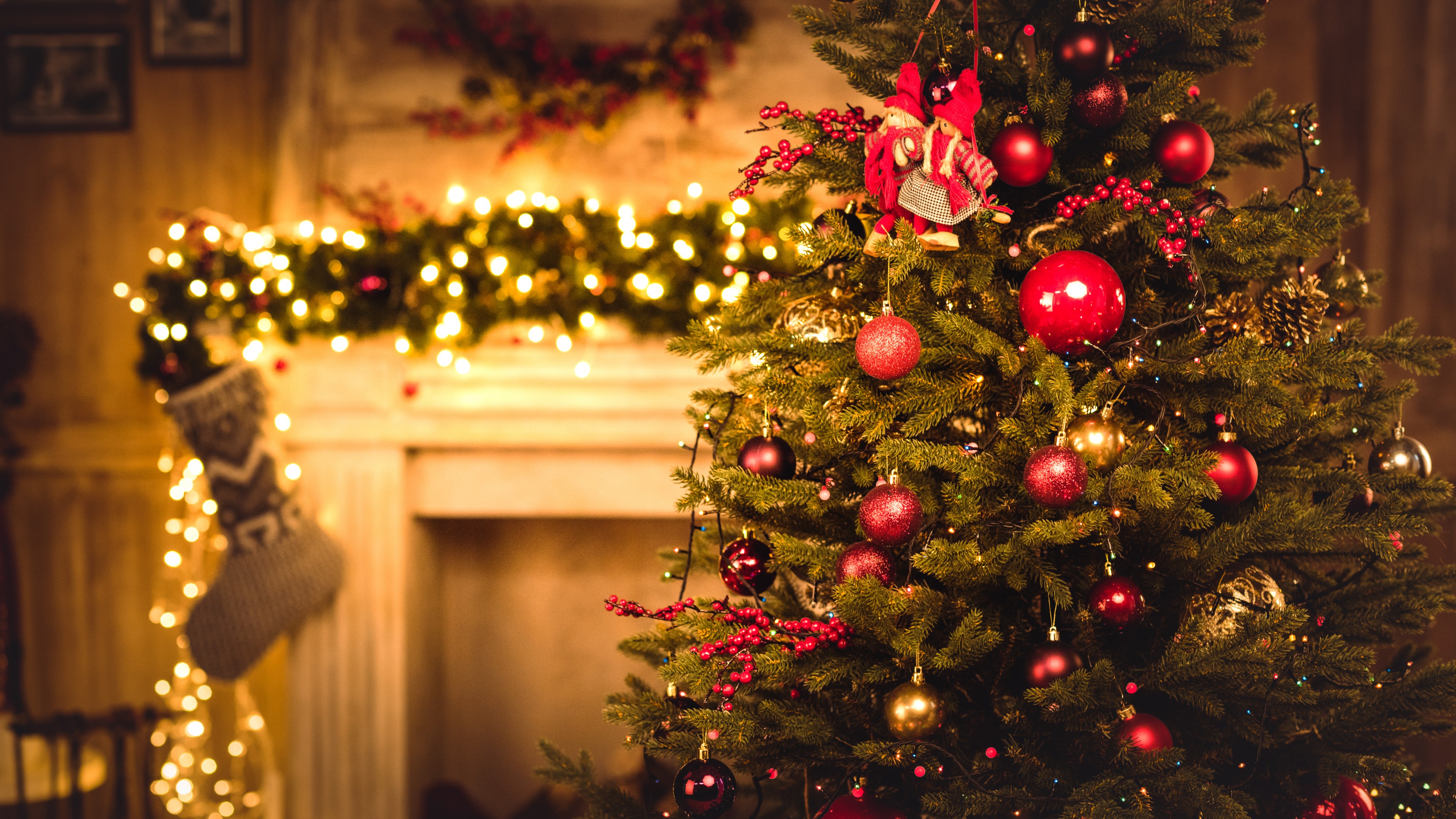 4K Beautiful Christmas Wallpaper