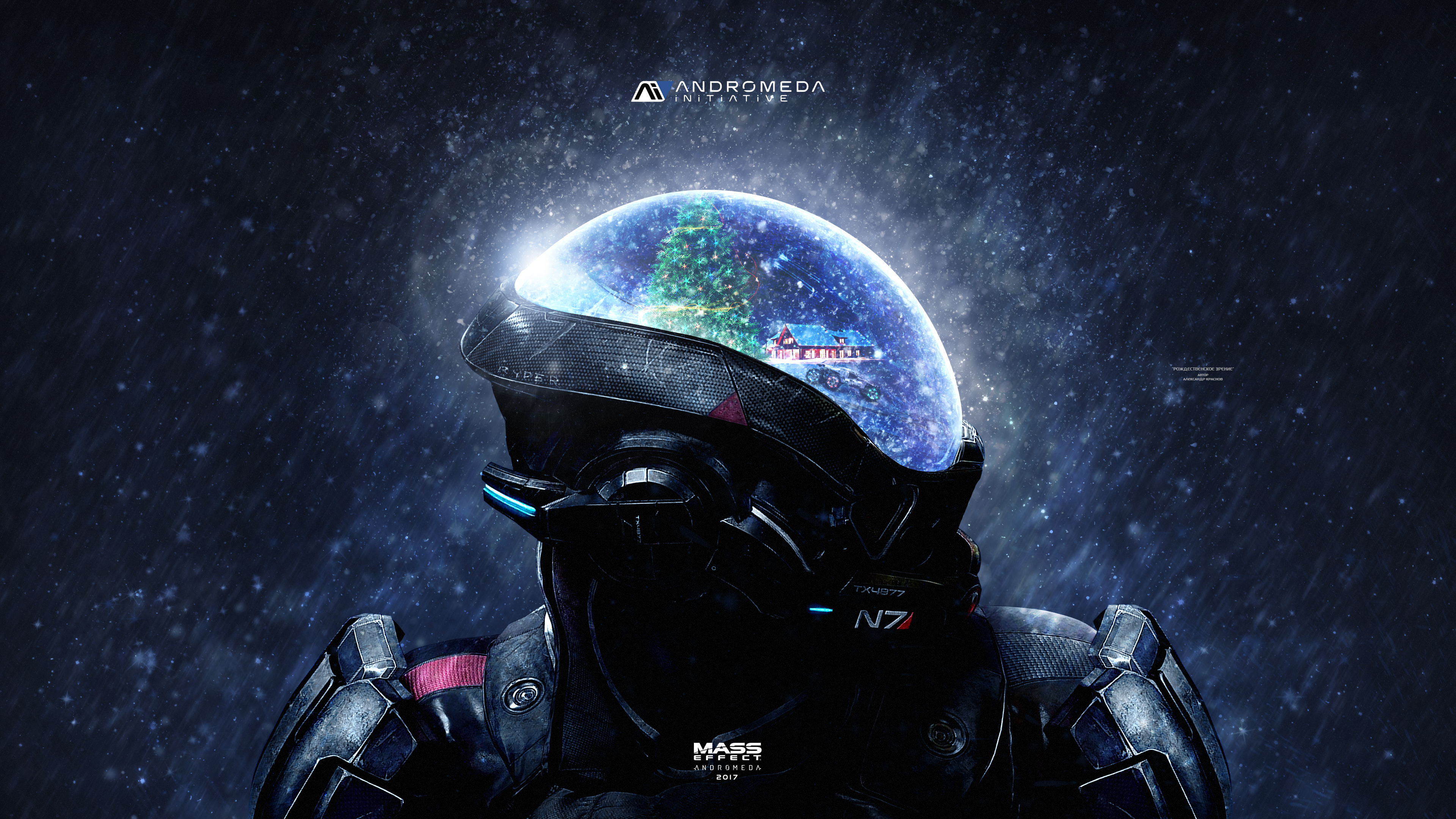 Wallpaper 4k Mass Effect Andromeda Christmas 4k Wallpaper