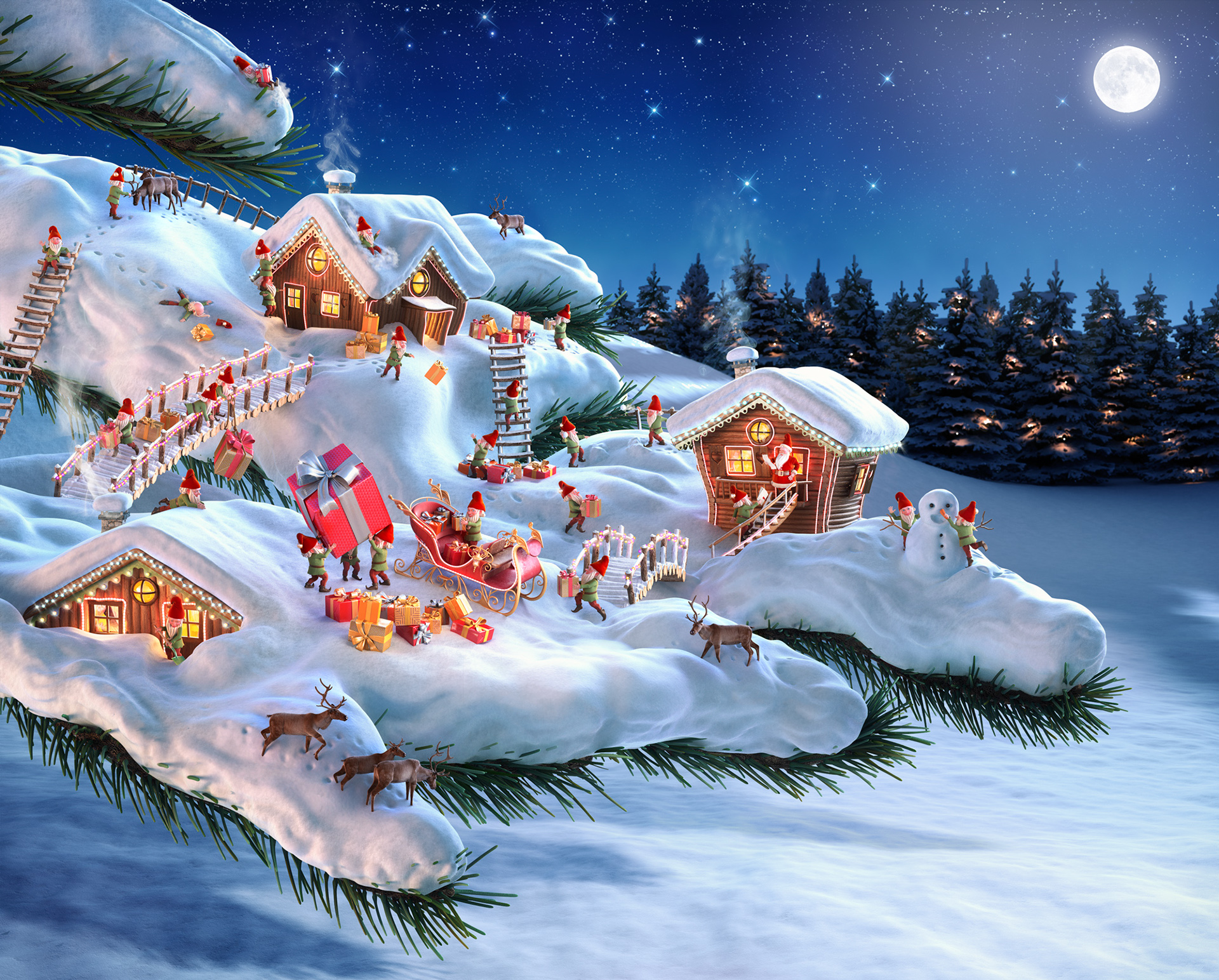 Download Christmas wallpaper for mobile phone, free Christmas HD picture