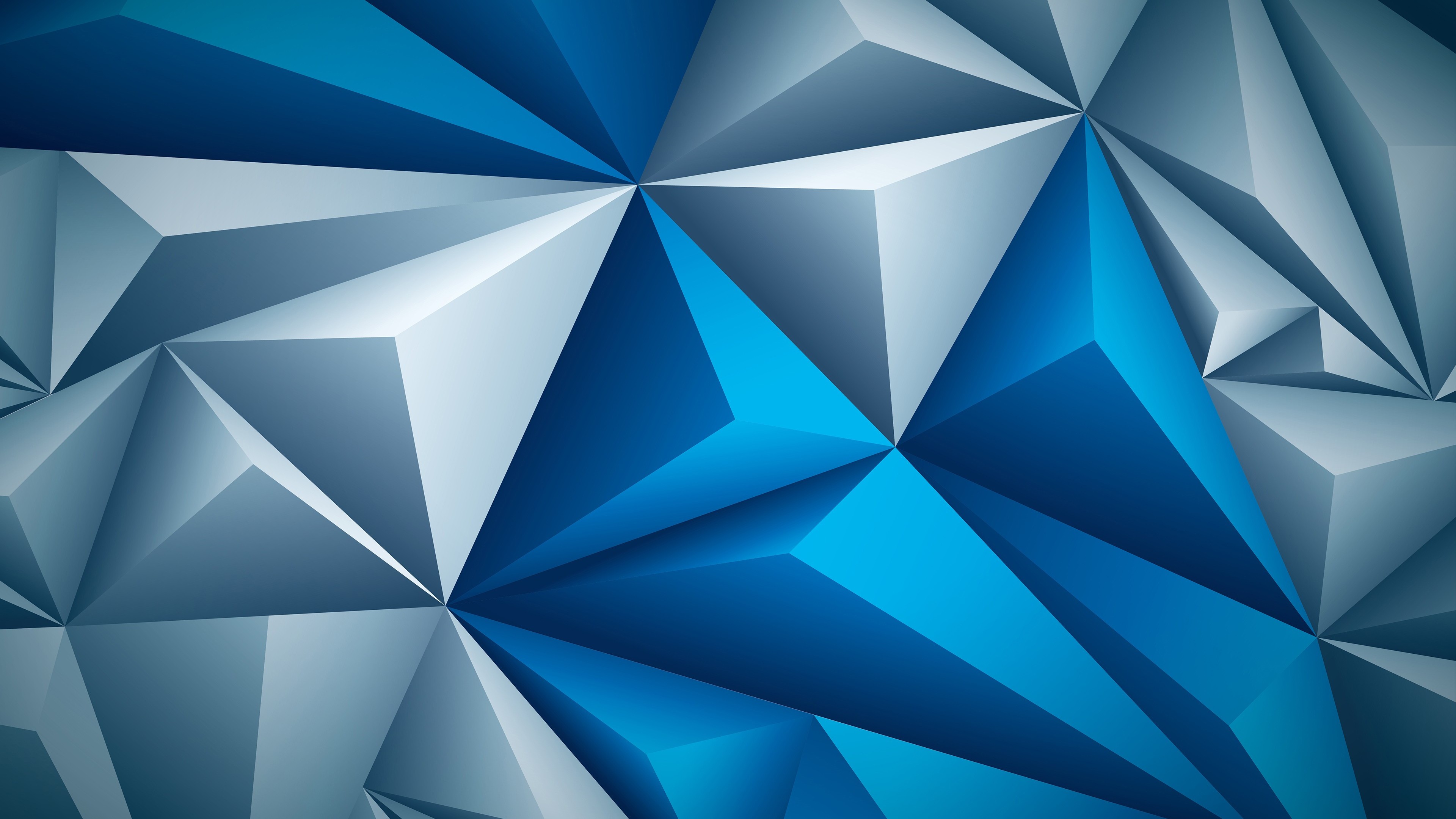 Wallpaper abstract, triangle, 3D, 4k, Abstract