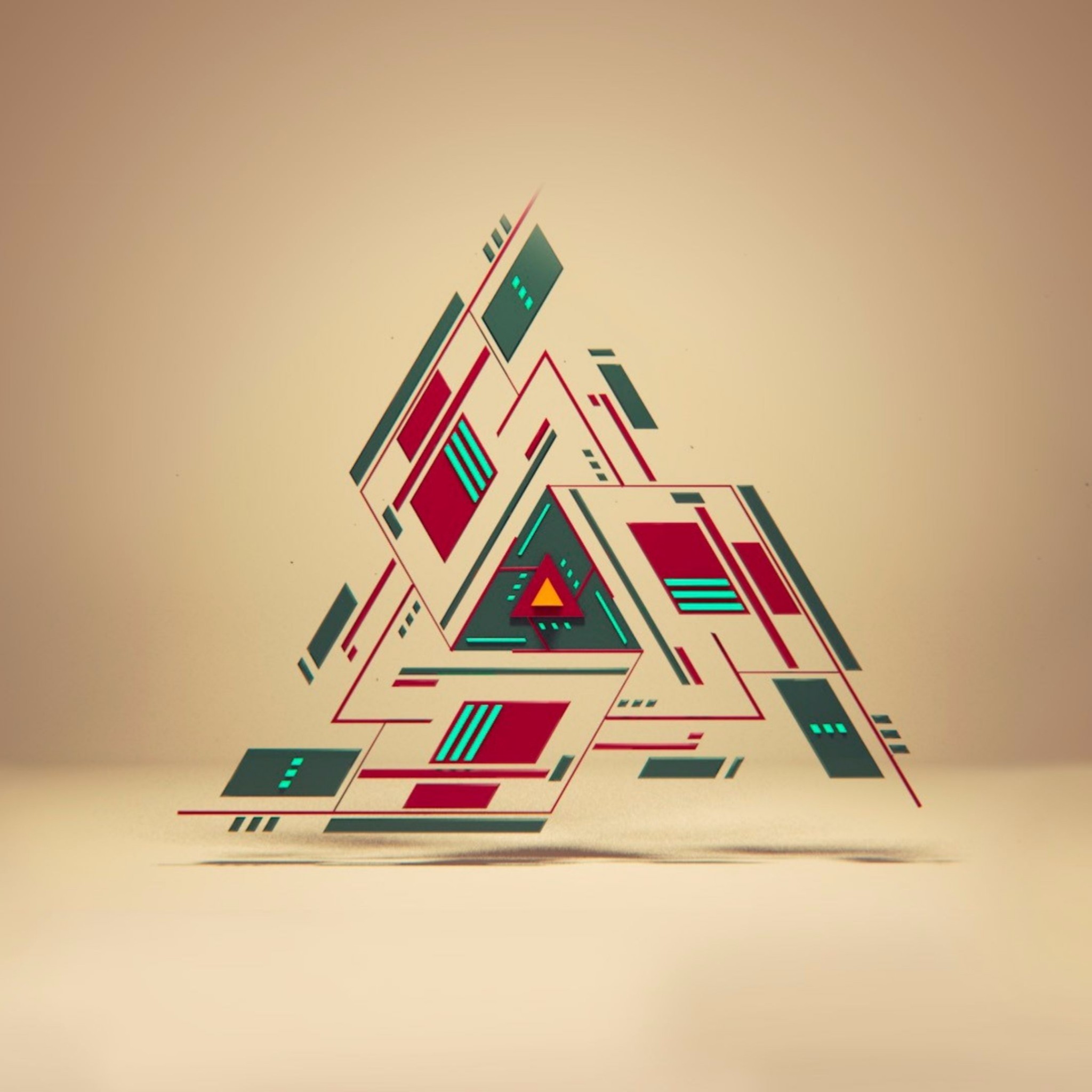 Related to Digital Triangle 4K Abstract Wallpaper