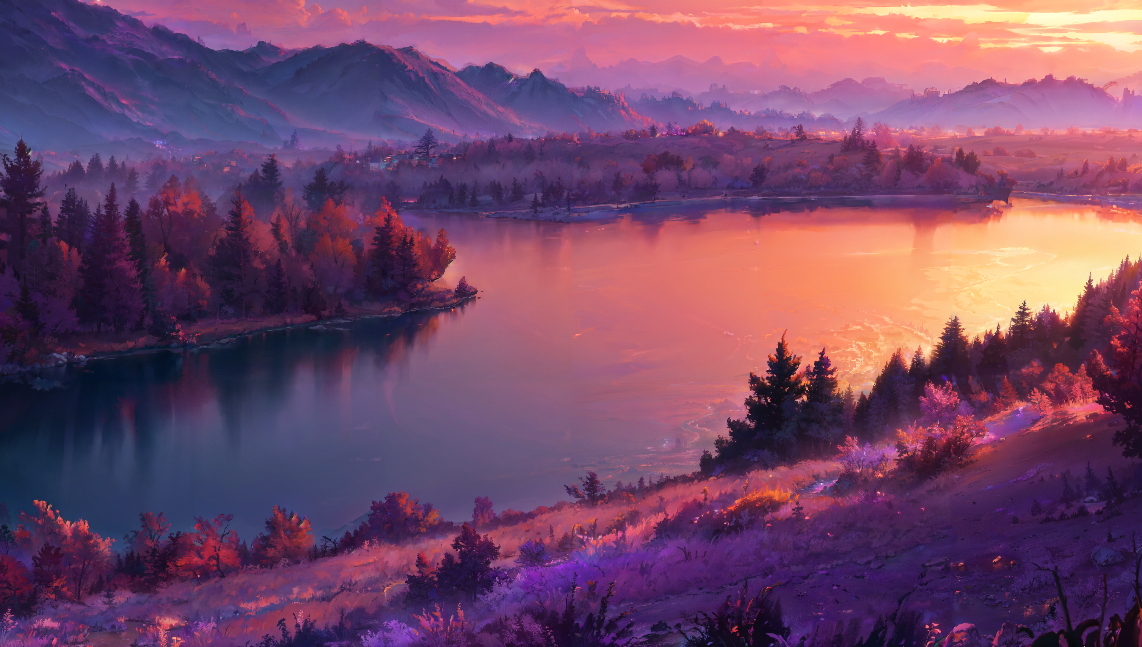 Fantasy Landscape HD Wallpaper and Background