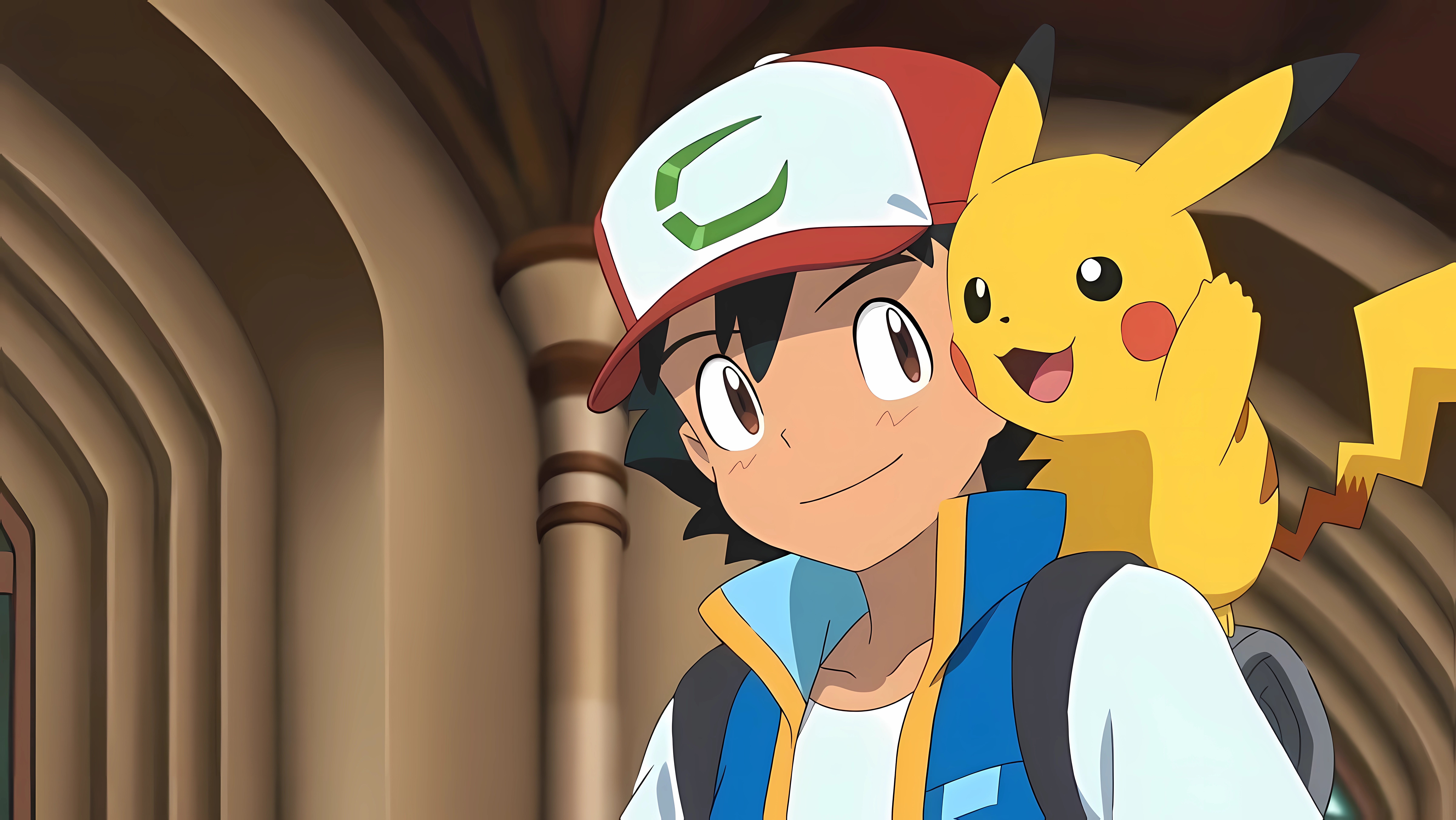 Ash Ketchum Wallpaper 4K, 5K, Pikachu, Pokemon, 8K