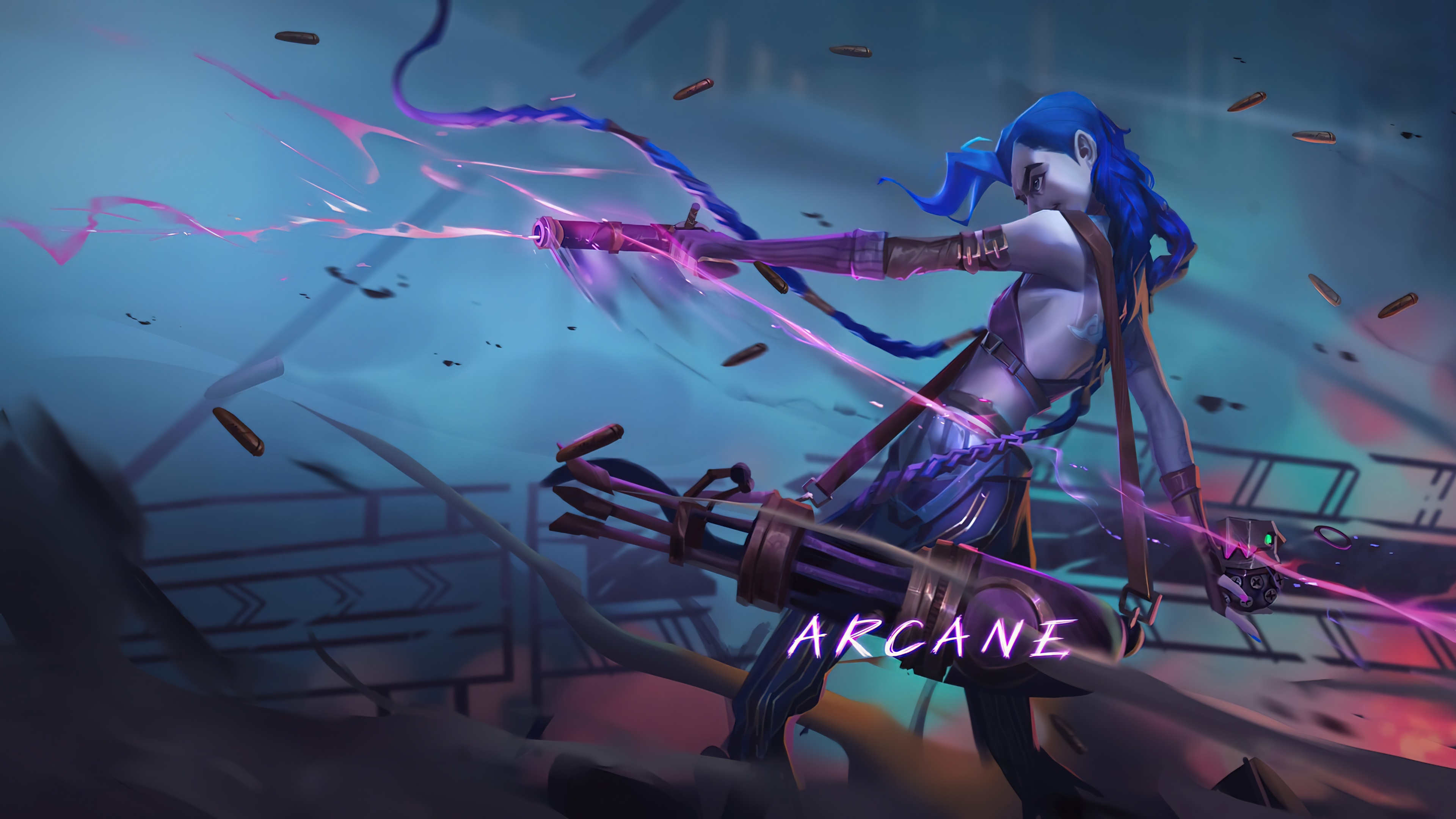 jinx, arcane, netflix, series, lol, art, 4k Gallery HD Wallpaper