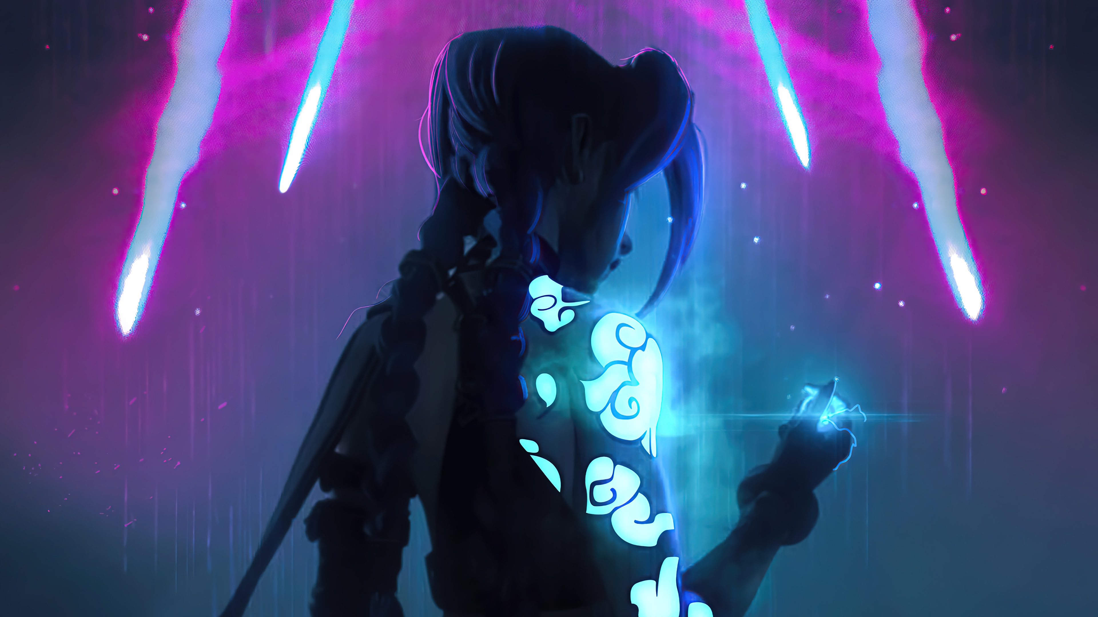 jinx, arcane, netflix, series, lol, 4k Gallery HD Wallpaper