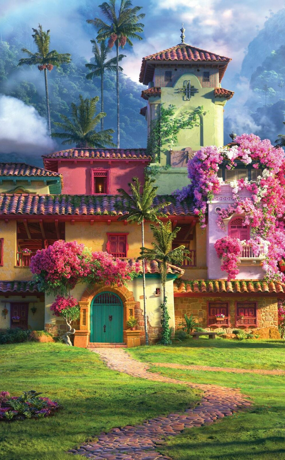 Download wallpaper 950x1534 adorable house, animation movie encanto, iphone, 950x1534 HD background, 27756