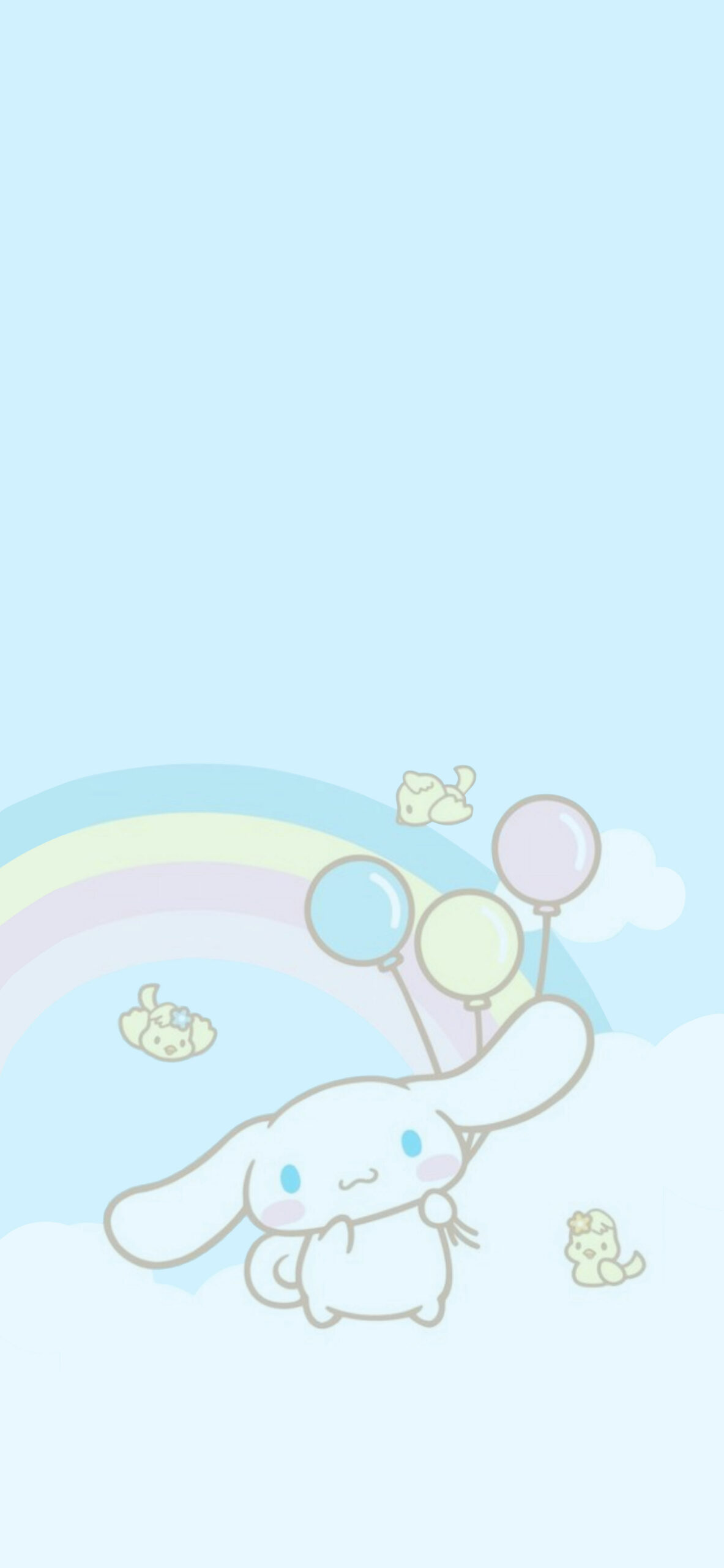 Cinnamoroll & Rainbow Light Blue
