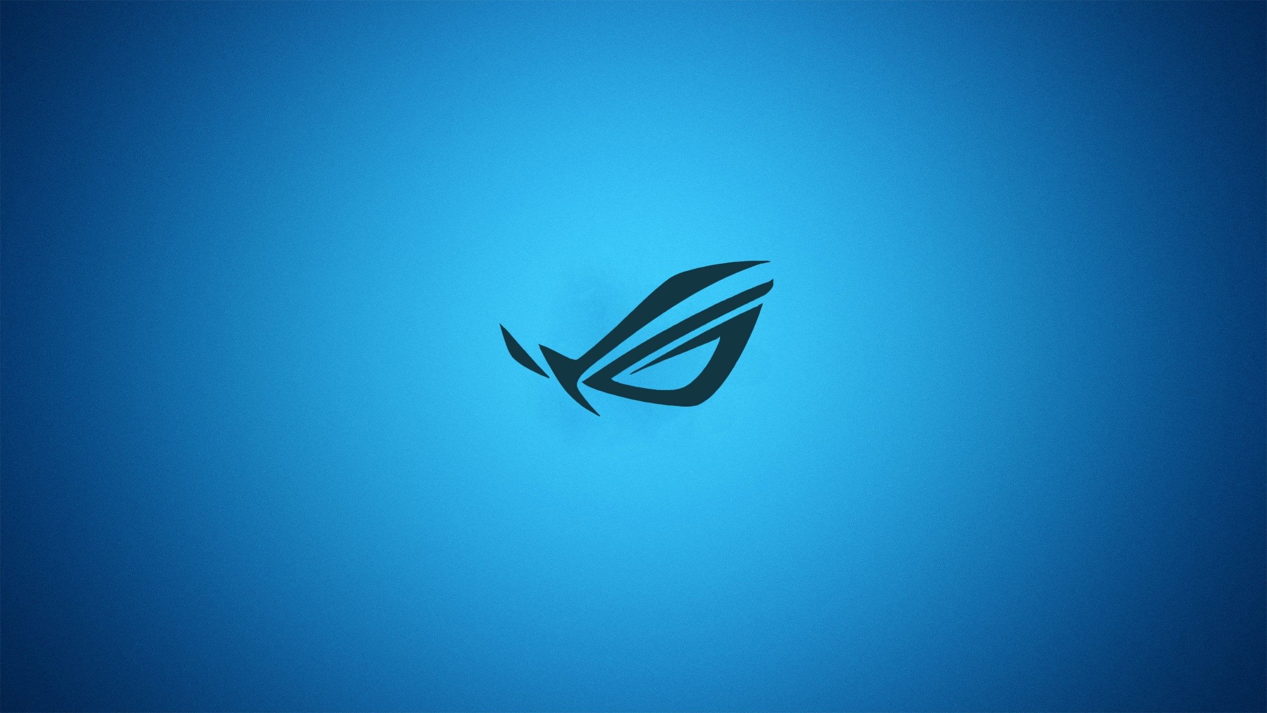 blue minimalistic asus gradient logos republic of gamers 2560x1440 Technology Asus HD Art #Blu. Gaming wallpaper, Gaming wallpaper hd, Mobile legend wallpaper