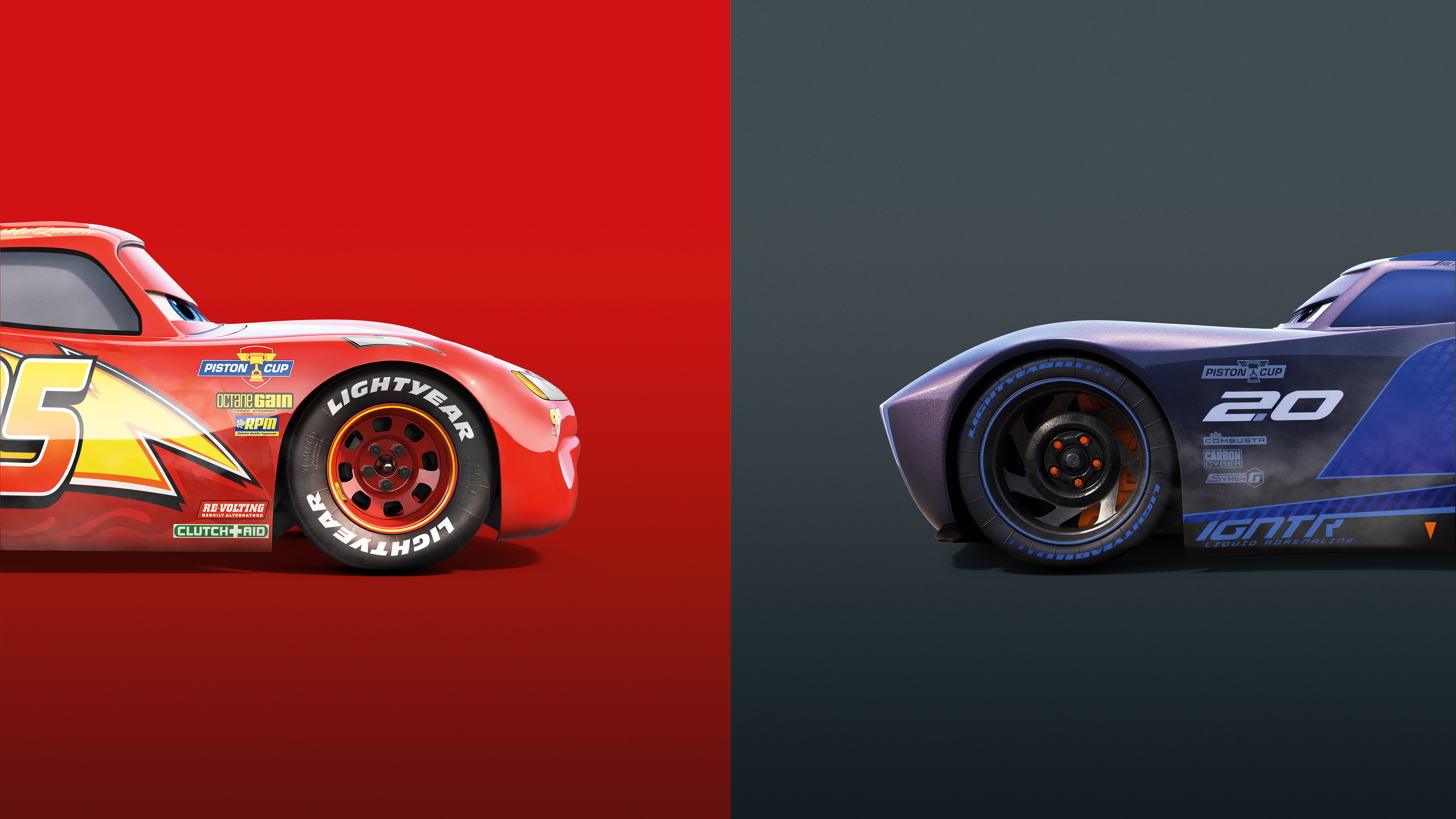 Wallpaper / Lightning McQueen, Cars 3, digital, Jackson Storm, wallpaper, 4K, cars, 8K, 8K, disney free download
