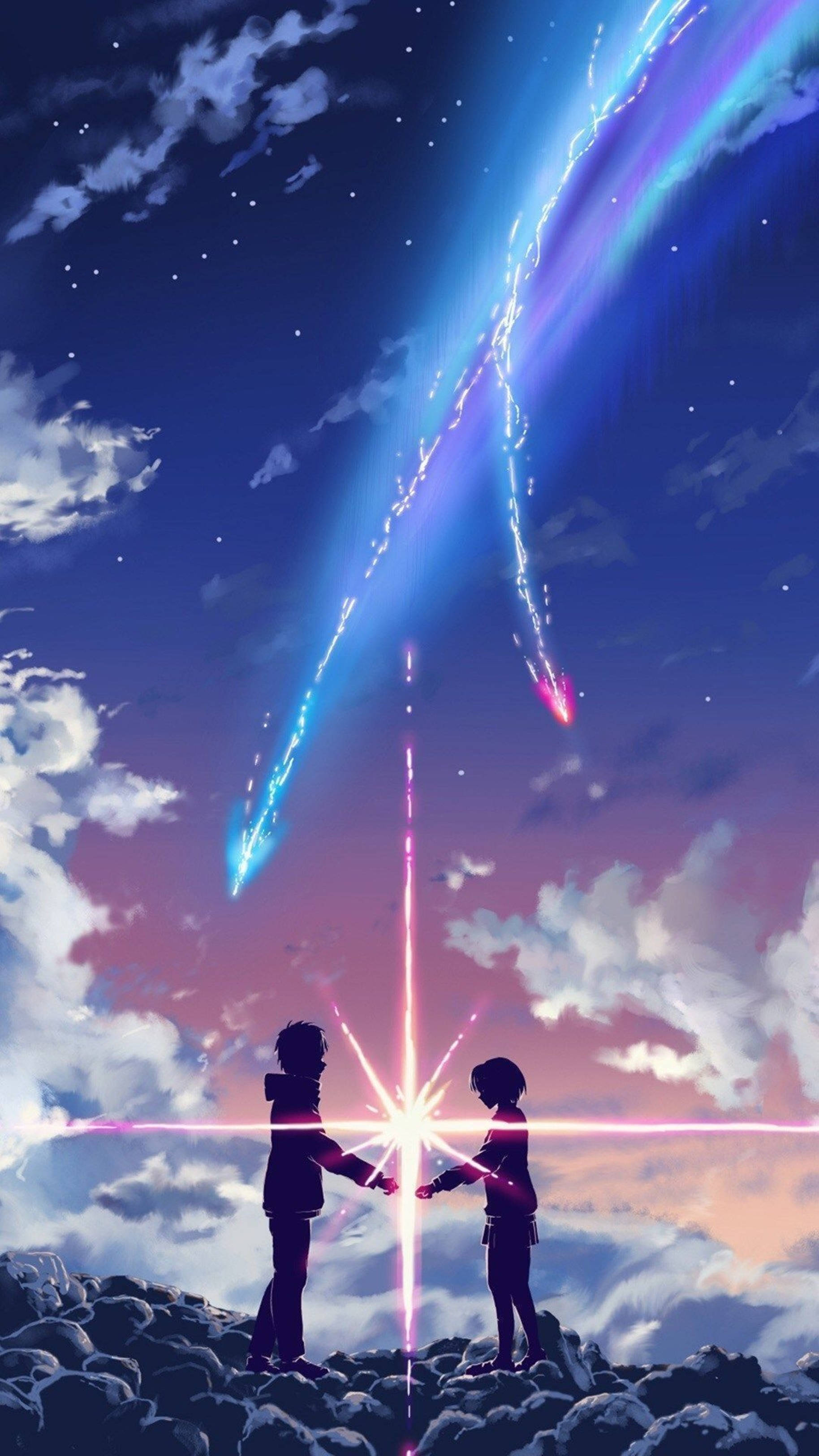 Download 4K Anime IPhone Your Name Taki And Mitsuha Wallpaper