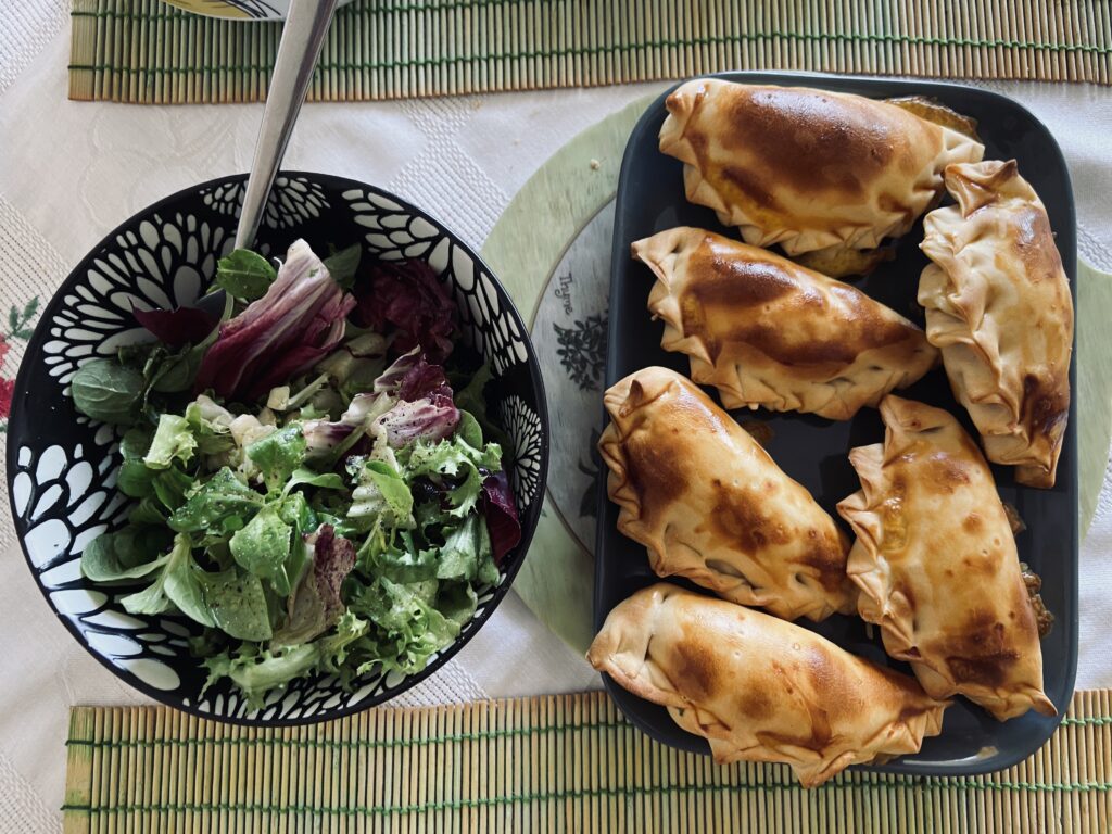 Super Easy Veggie Filled Empanadas At