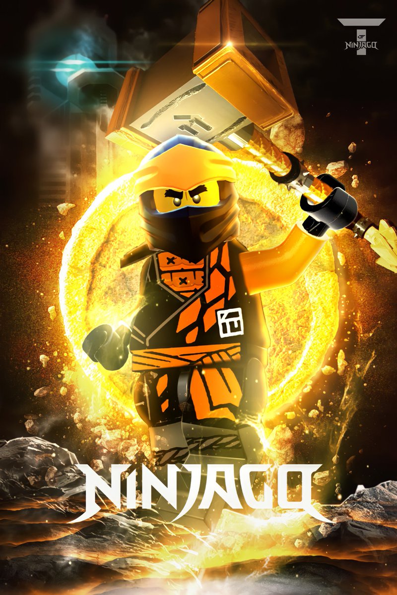 Teacher Of Ninjago edited poster EVO COLE