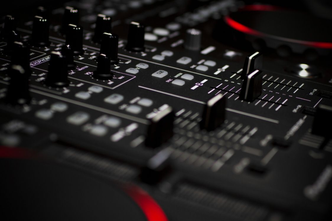 Wallpaper Pioneer DJ, DJ Mixer, Mixing Console, Electronics, Audio Equipment, Background Free Image