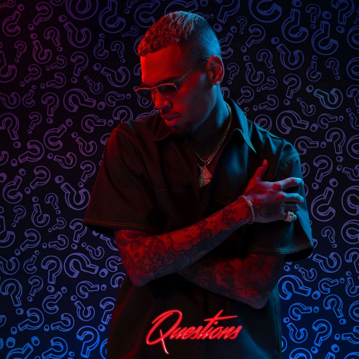 Chris Brown (Questions) Album Cover Poster
