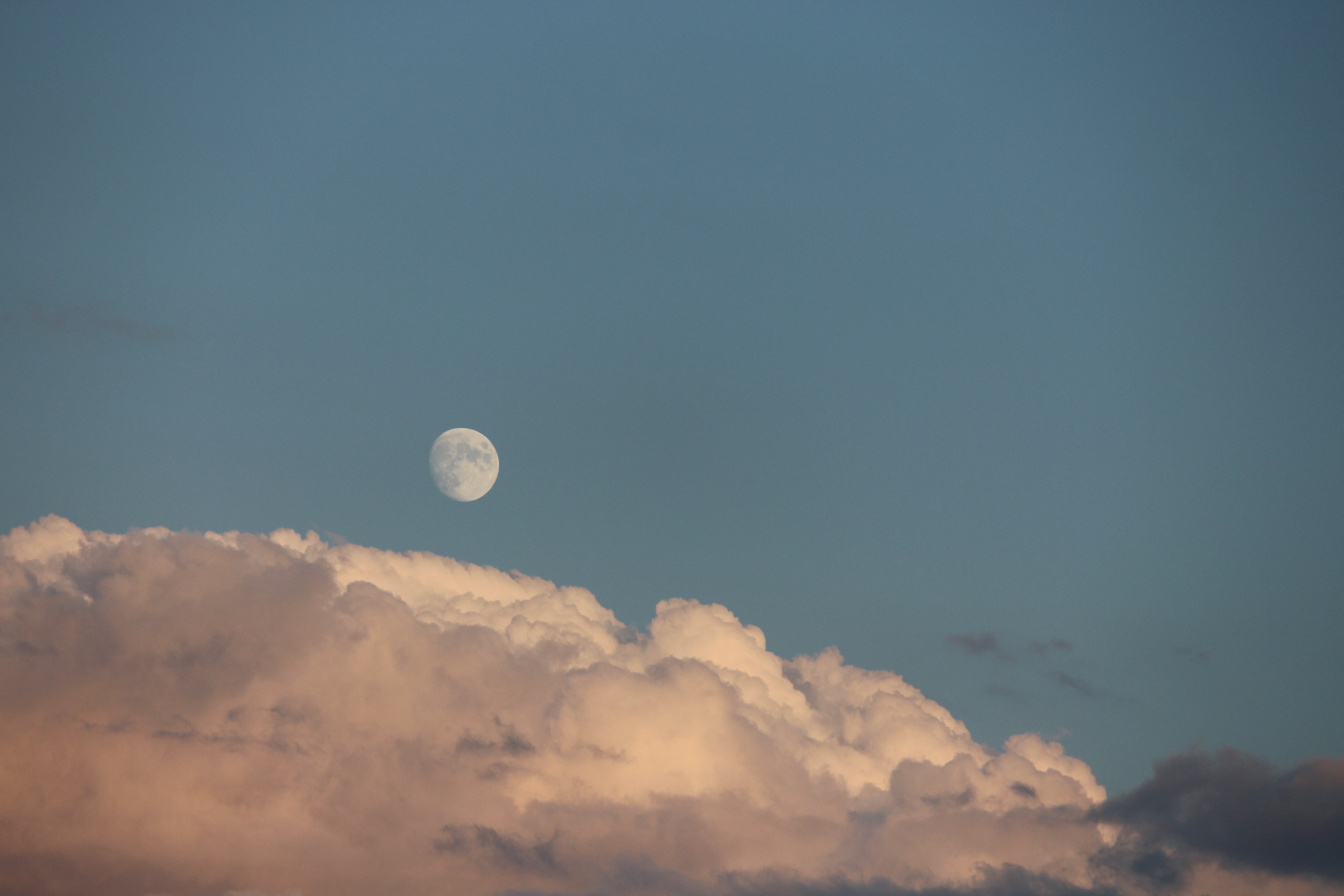Full Moon Clouds Photo, Download