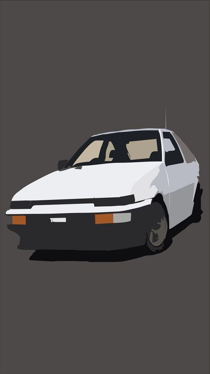 Toyota AE86 phone wallpaper