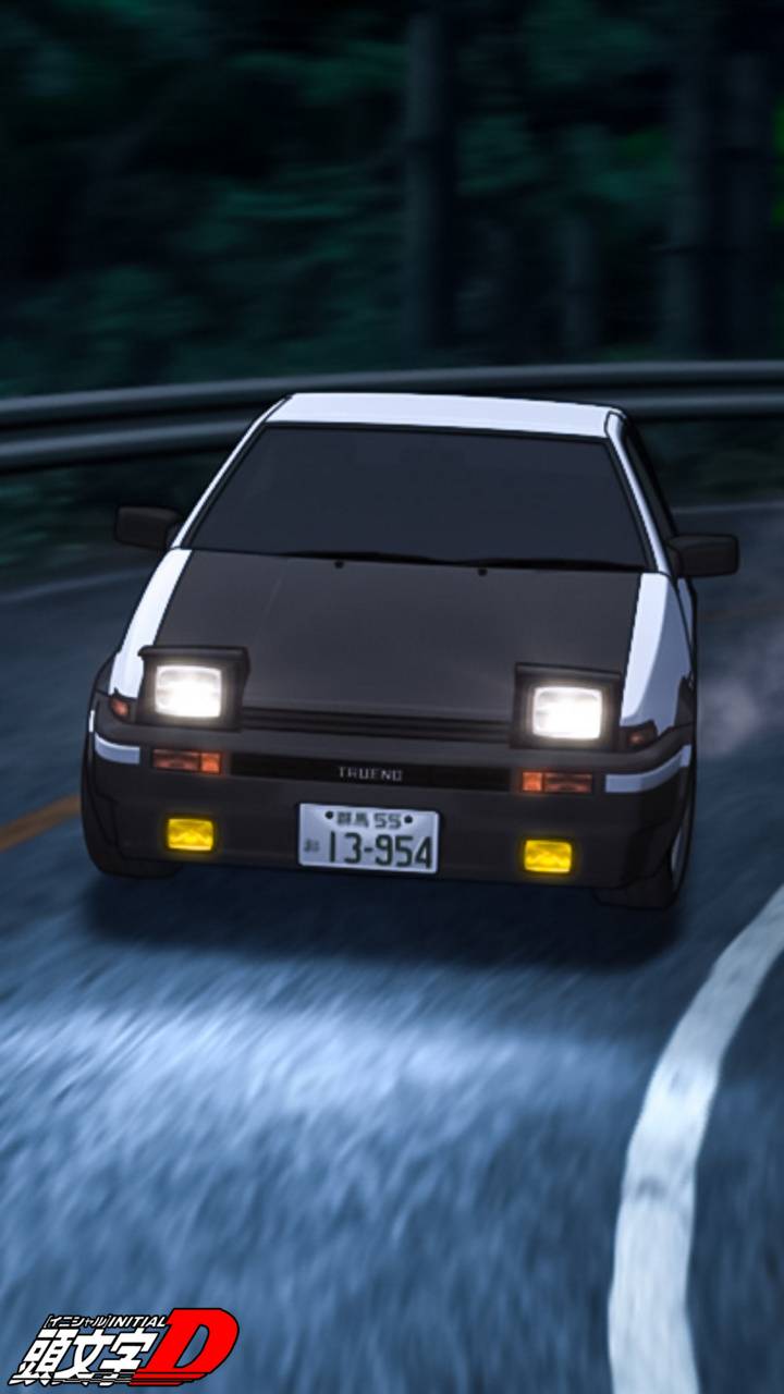 Download Toyota Ae86 Car Anime Wallpaper | Wallpapers.com