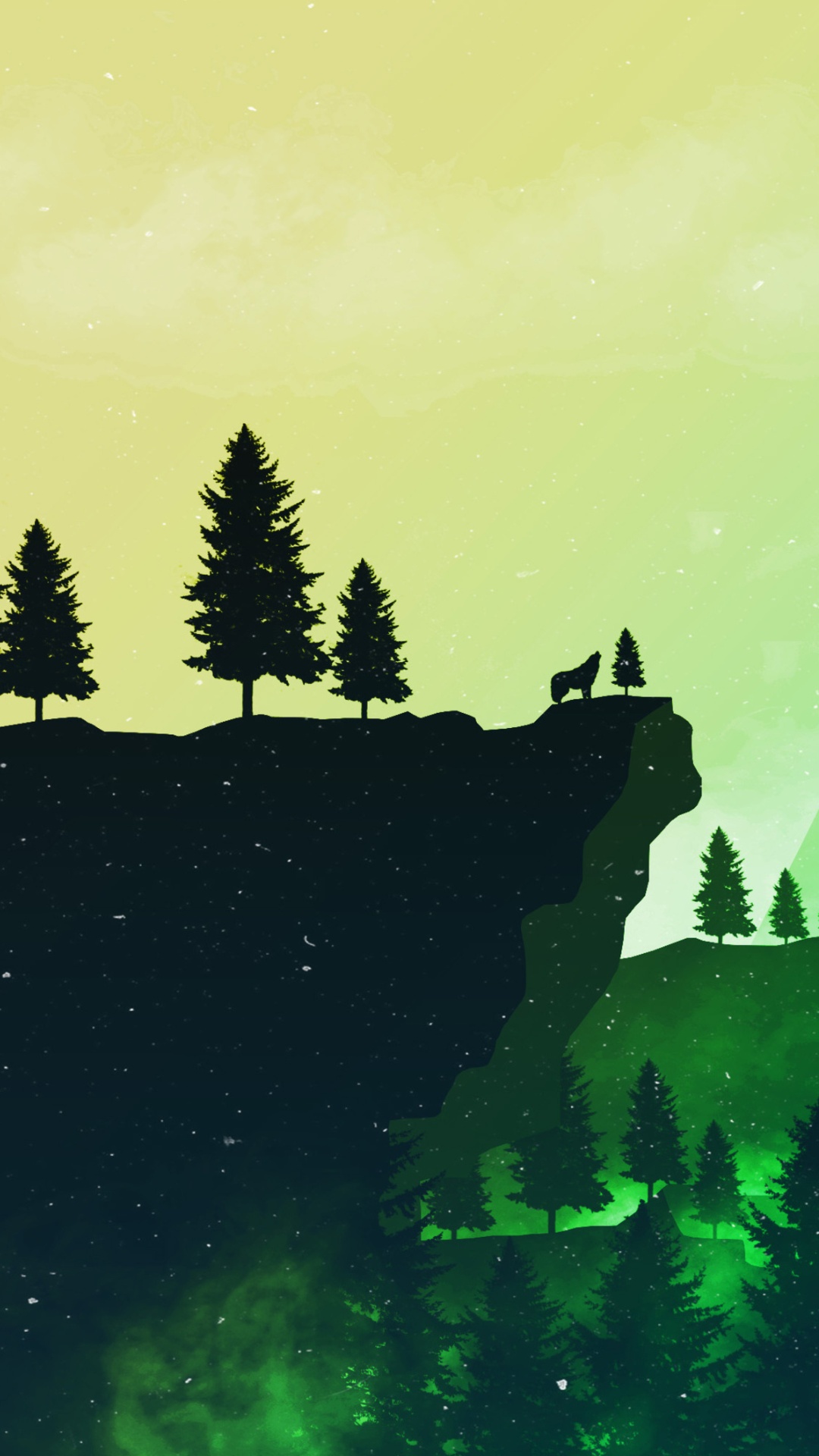 Green Minimalist Wallpaper