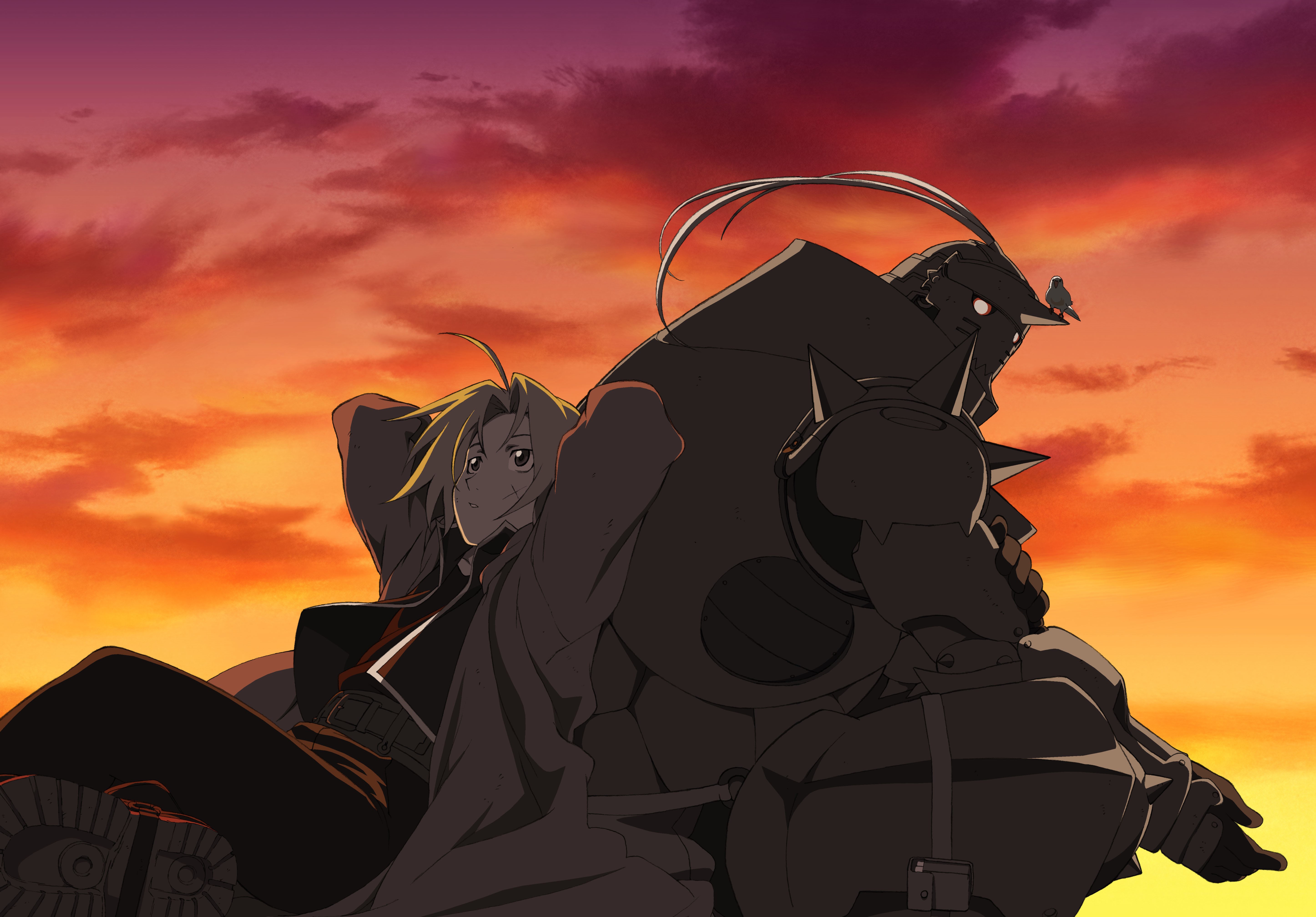 4K, sky, Full Metal Alchemist, anime boys, anime Gallery HD Wallpaper