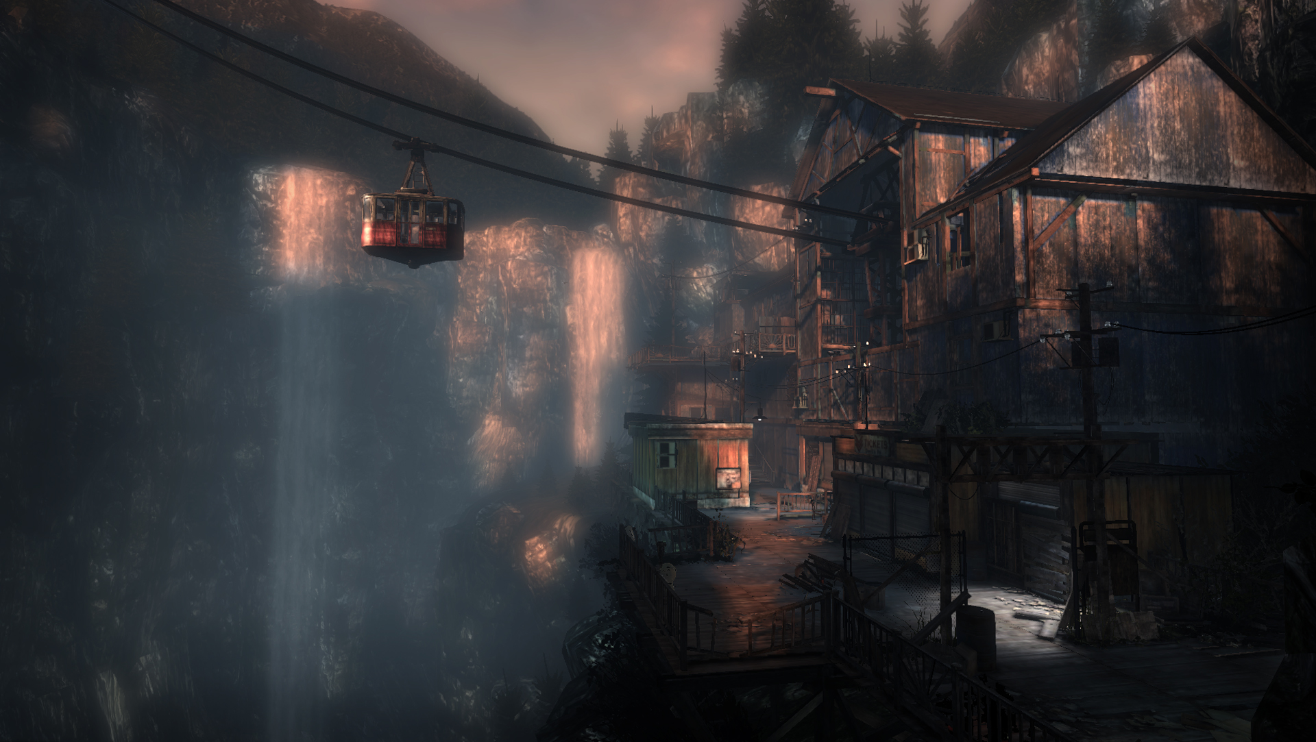 Silent Hill: Downpour screenshots are dark, watery
