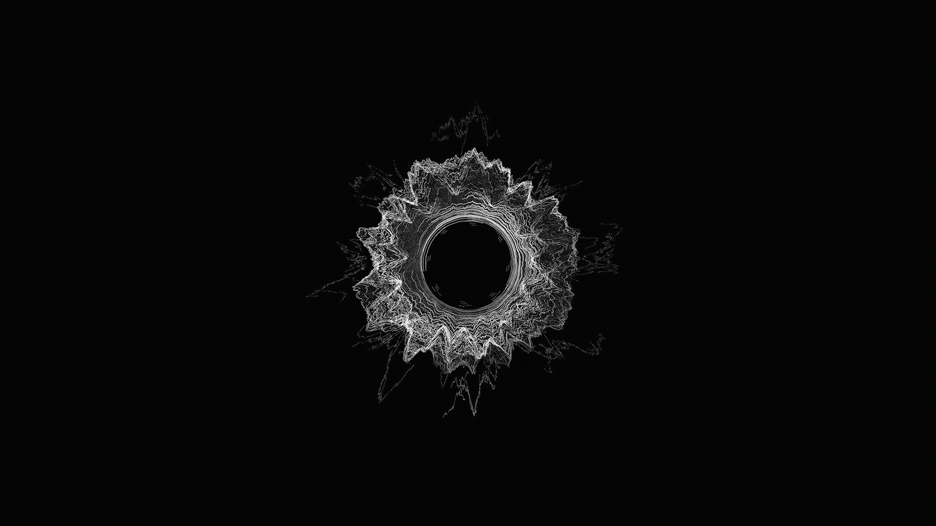 wallpaper for desktop, laptop. dark hole black minimal pattern background