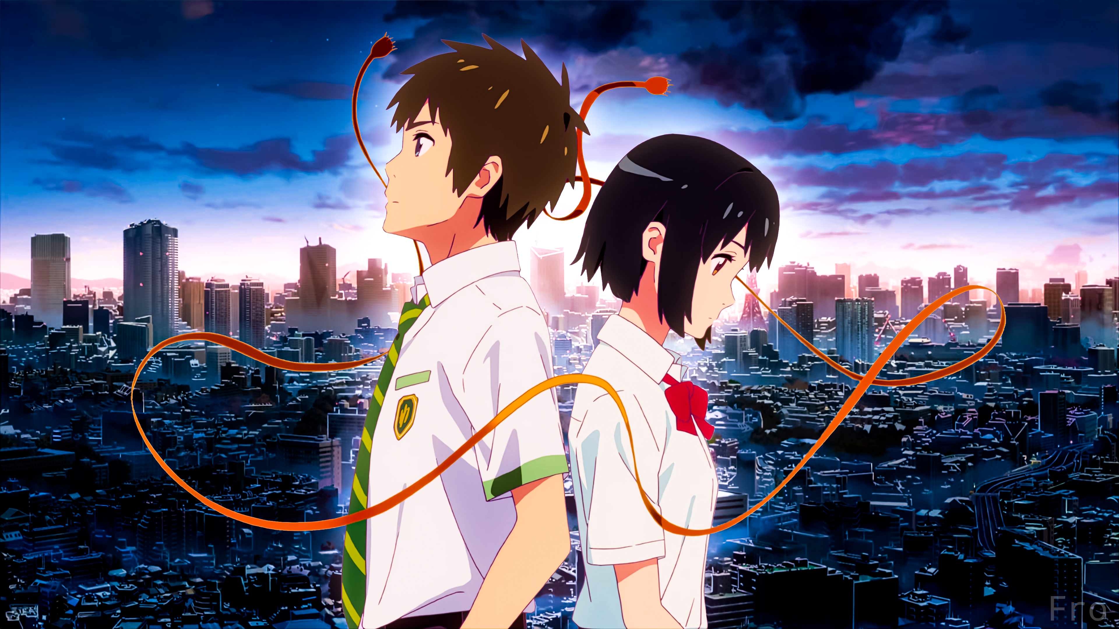 Anime Your Name. 4k Ultra HD Wallpaper