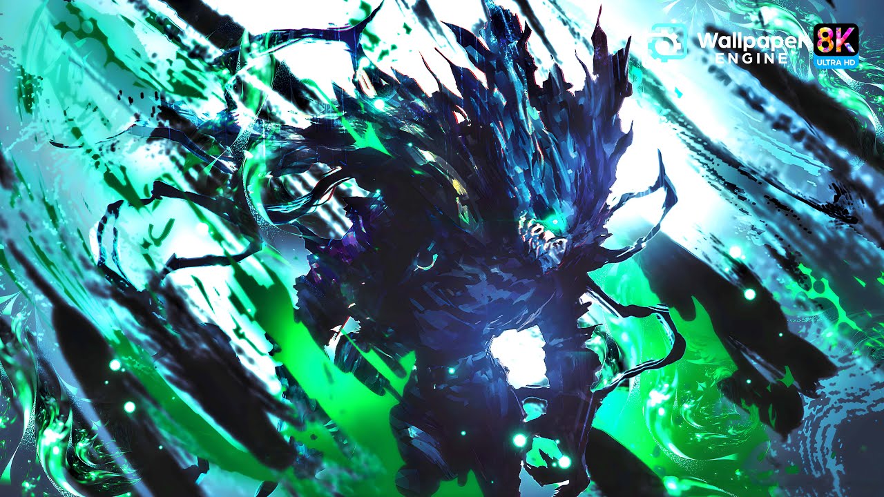Live Wallpaper: Dark Deku (My Hero Academia) - 4k [.. VIDEO -「4320p」8K.. ]
