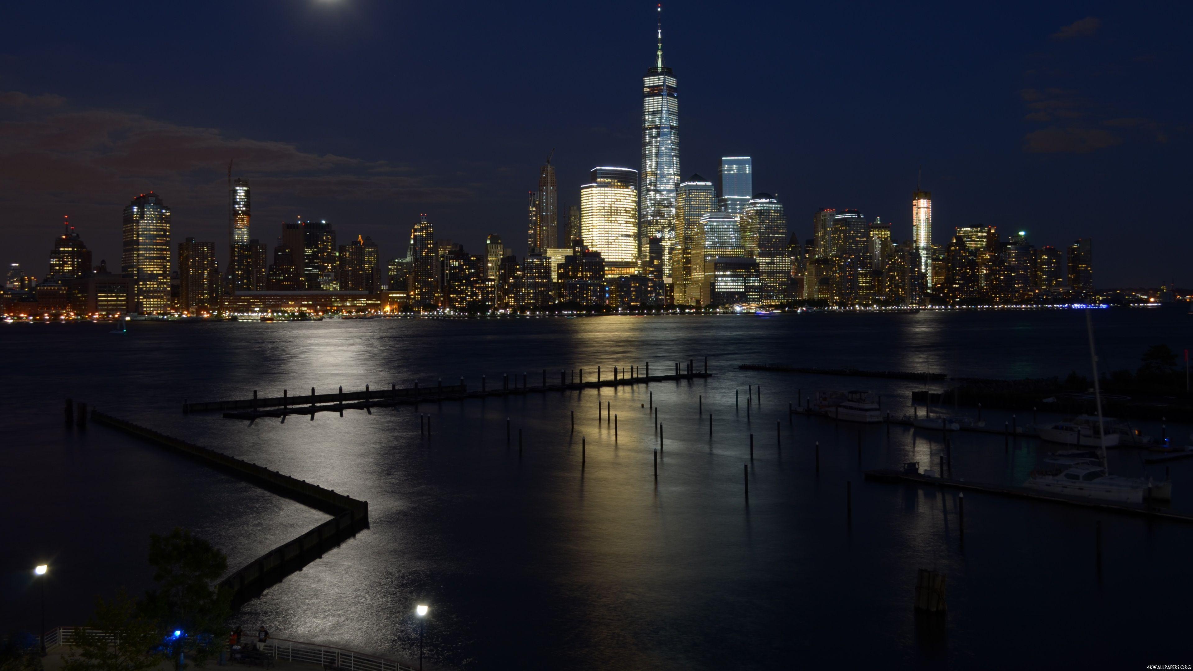 4K New York City Night Wallpaper Free 4K New York City Night Background