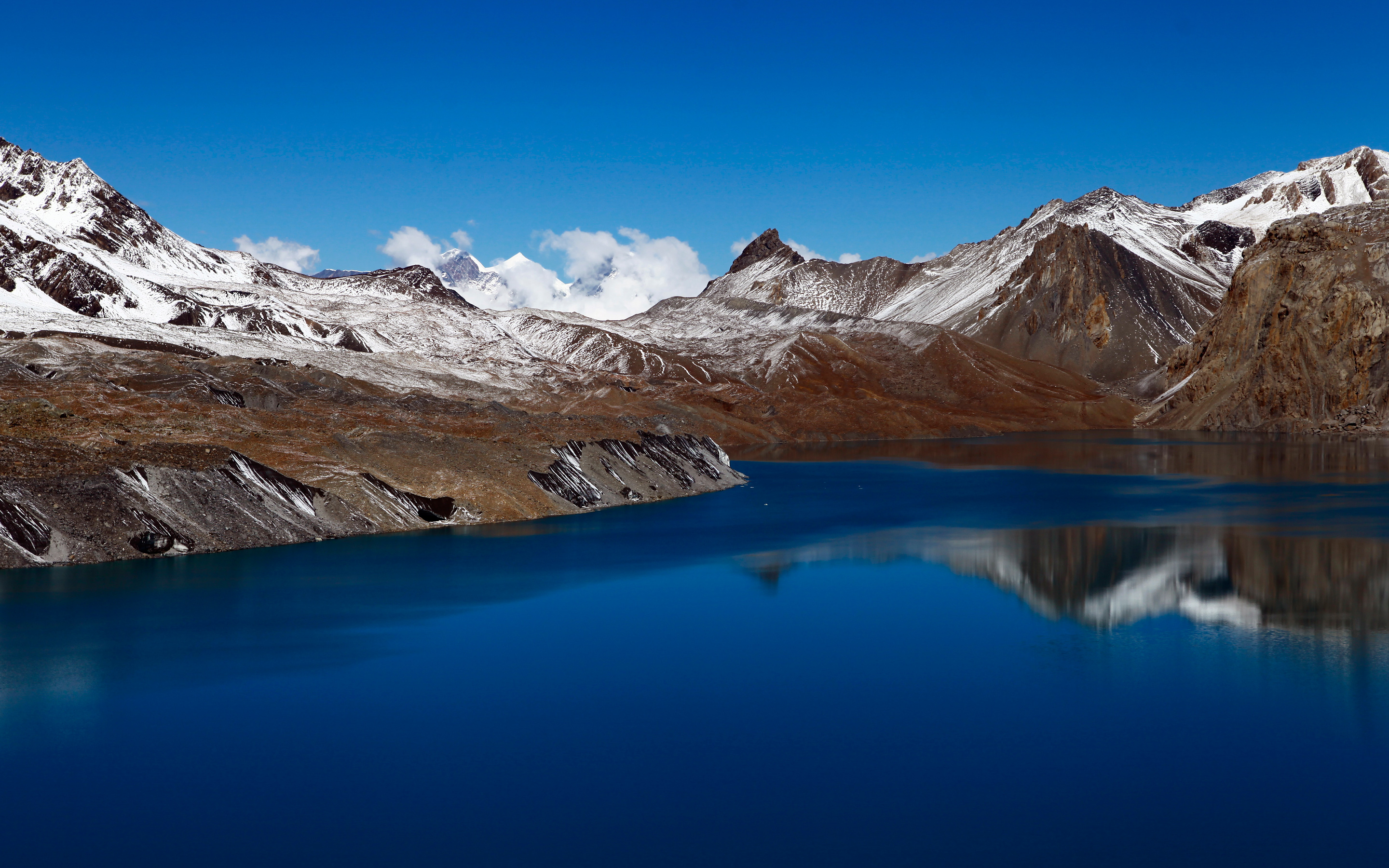 Wallpaper 4k Tilicho Lake Nepal 5K Wallpaper