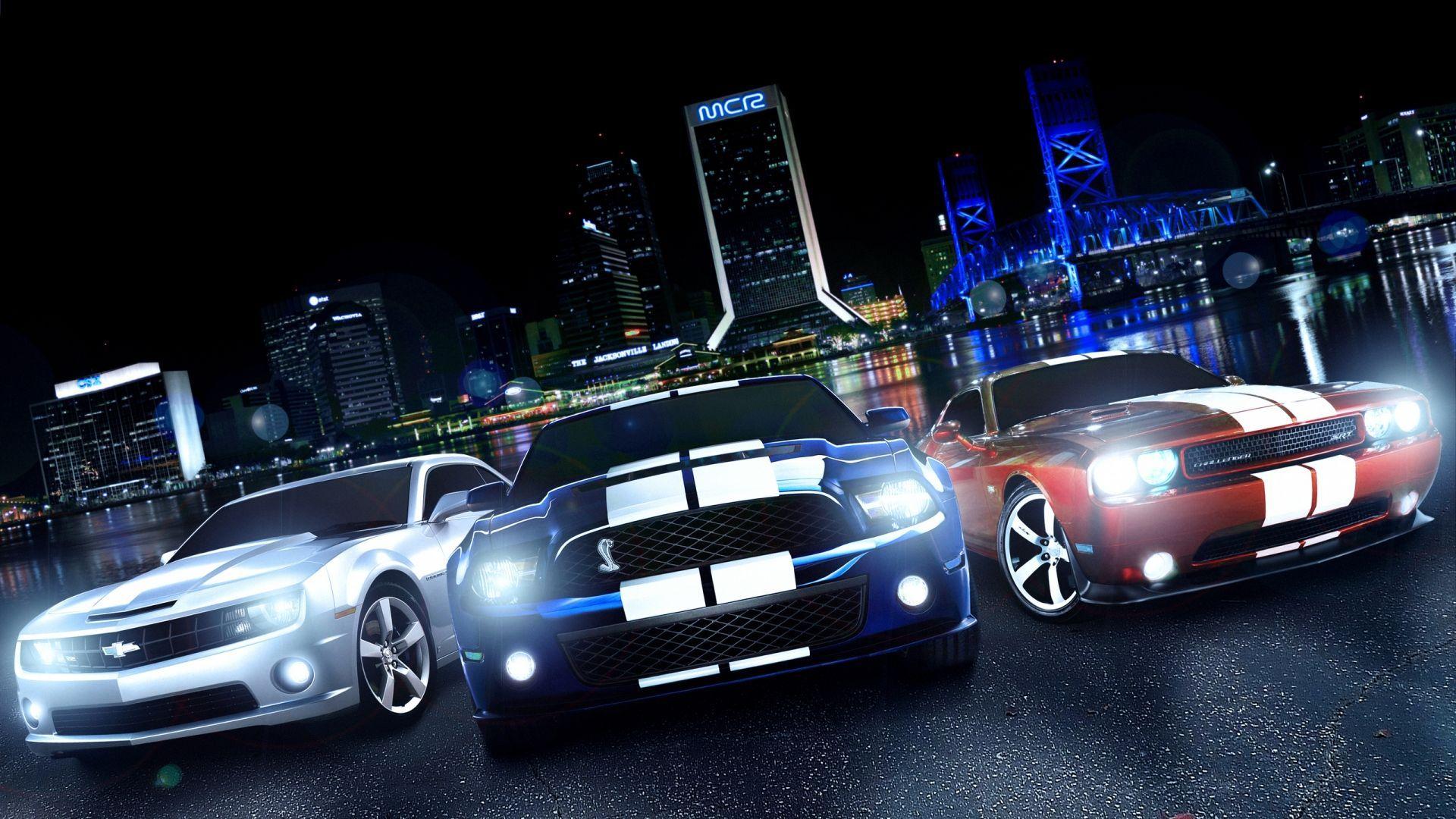 Modern Muscle Car Wallpaper