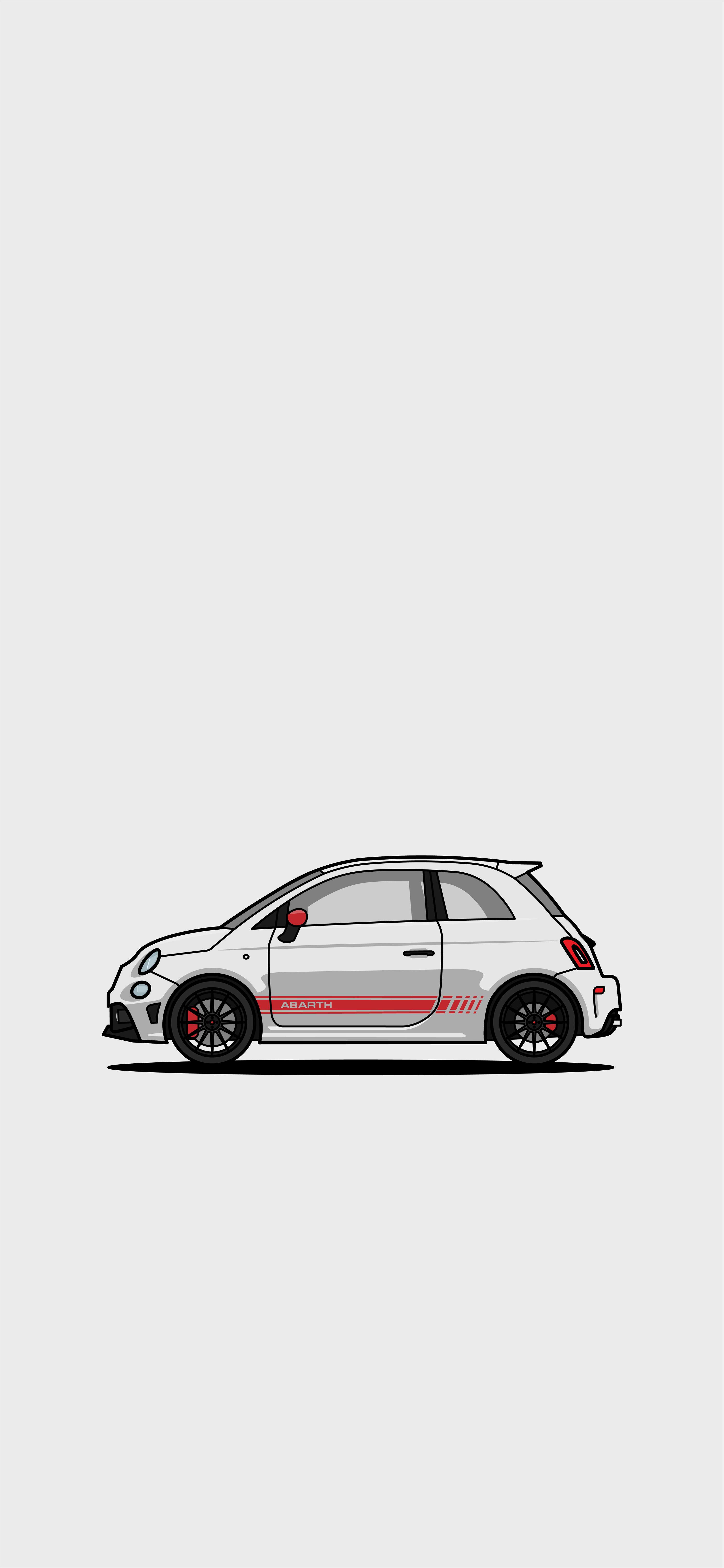 Panneau Mural Abarth 2 Pieds (61 Cm) - Décoration Garage, Atelier Ou Cave Pour Fans De Fiat 500/595
