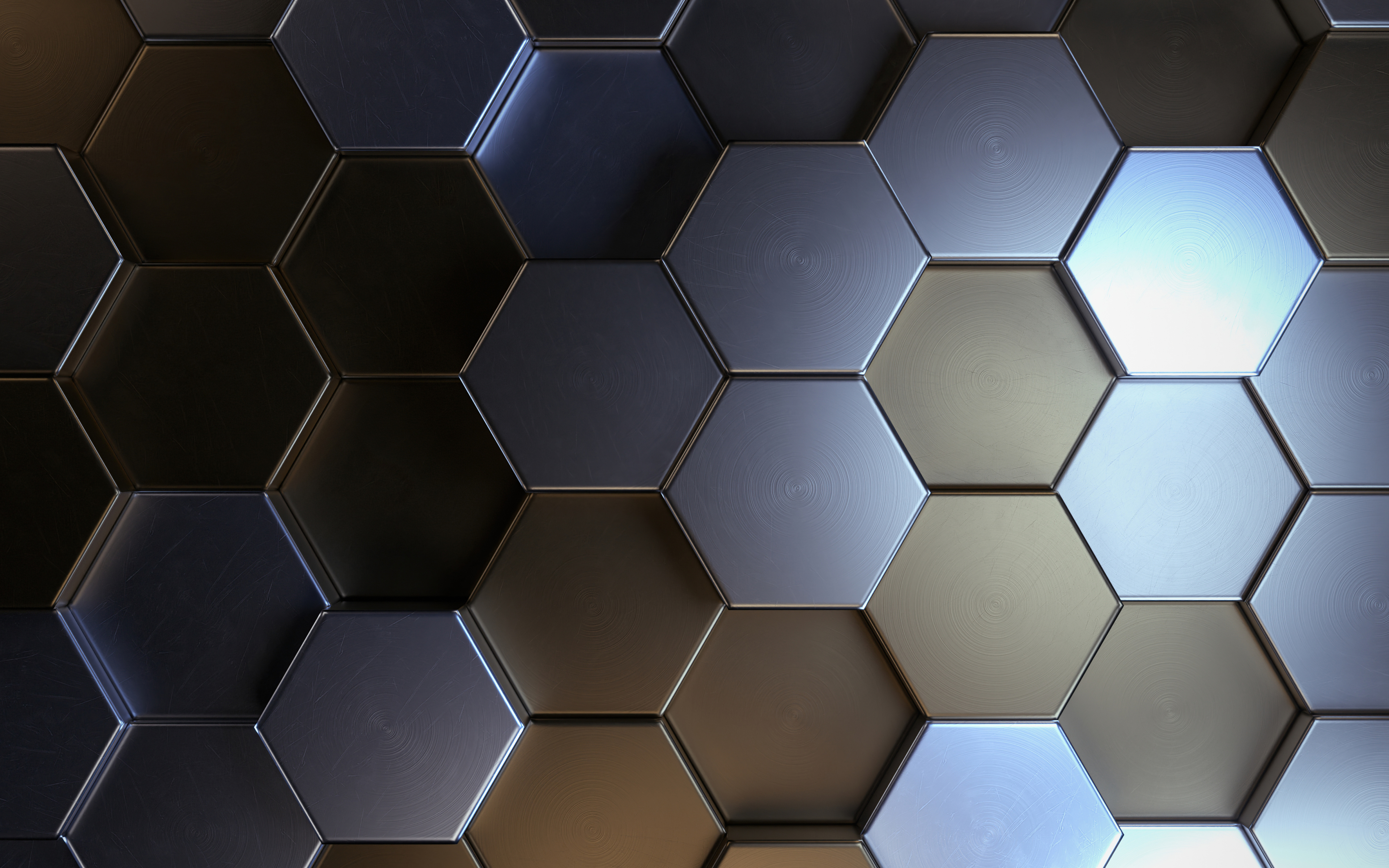 Download wallpaper 3840x2400 metal surface, polygon shapes, texture 4k wallaper, 4k ultra HD 16:10 wallpaper, 3840x2400 HD background, 27060