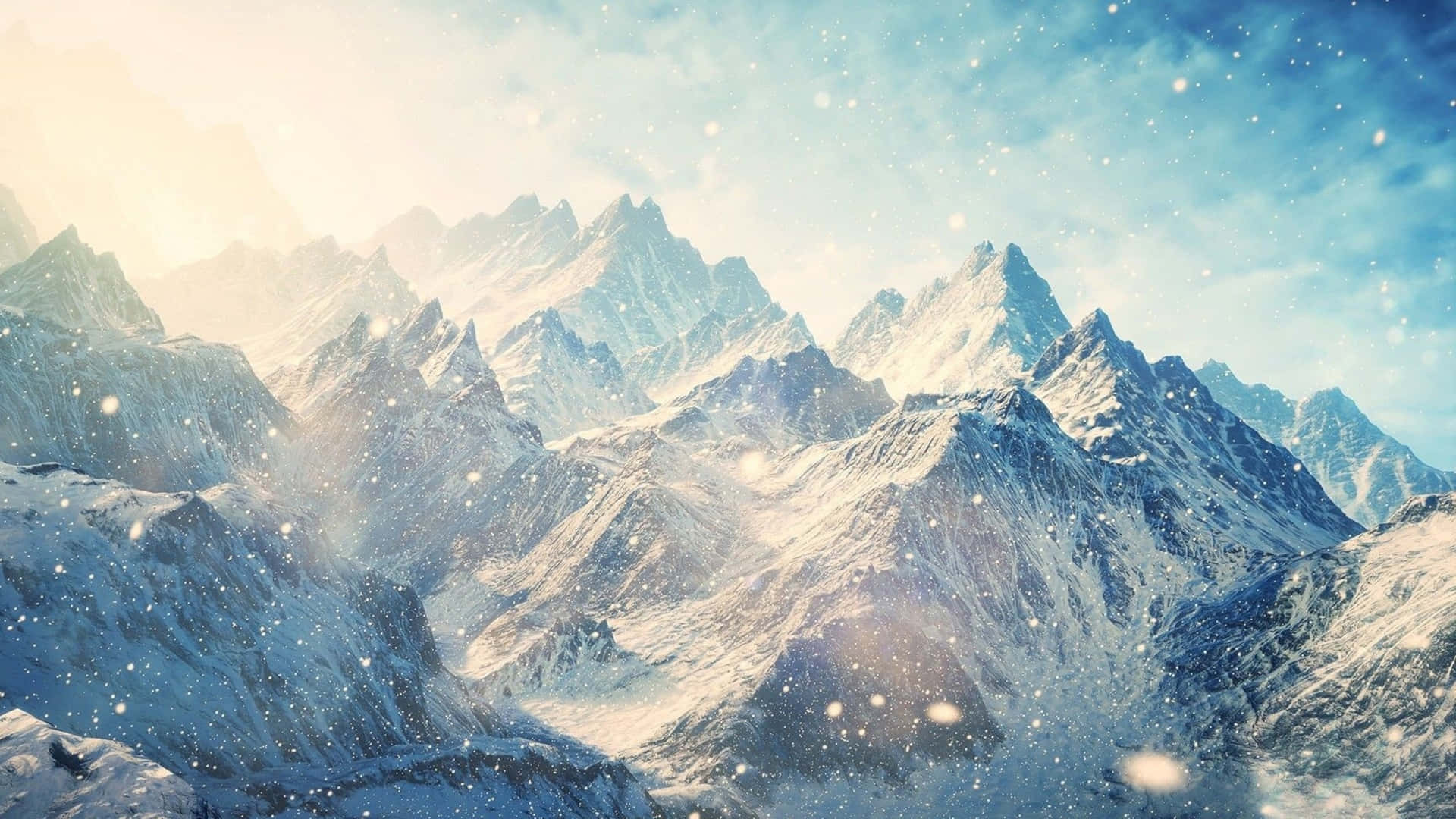 Snow Mountain Background s