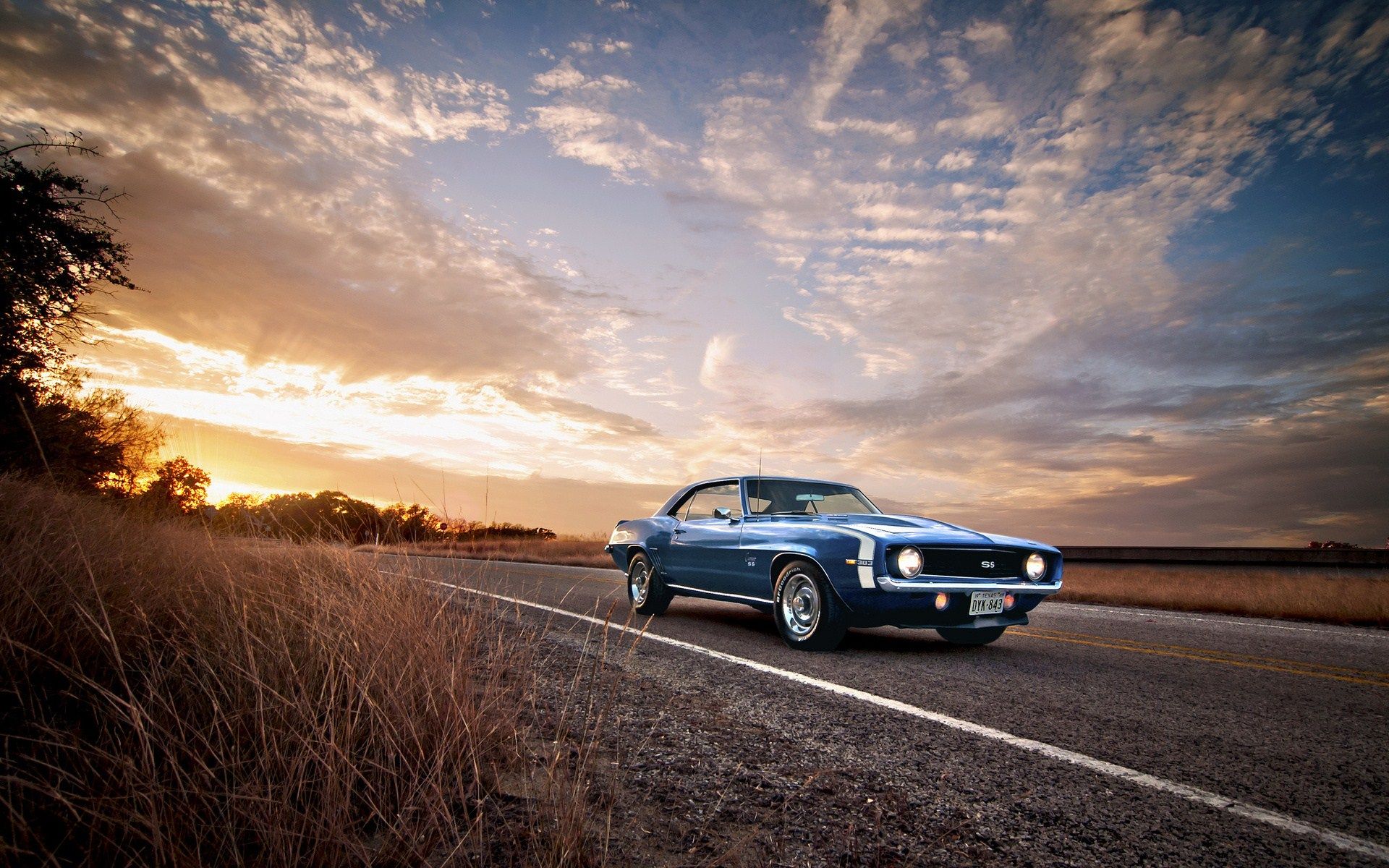Muscle Car Road HD Wallpaper 72955 1920x1200px