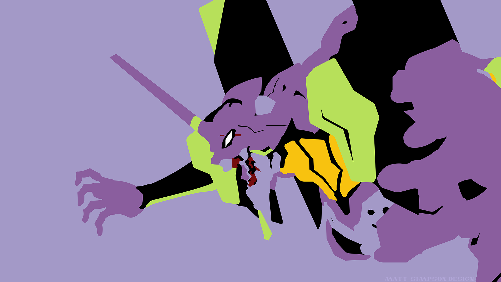 EVA 01 Wallpaper By Simrod On Newgrounds