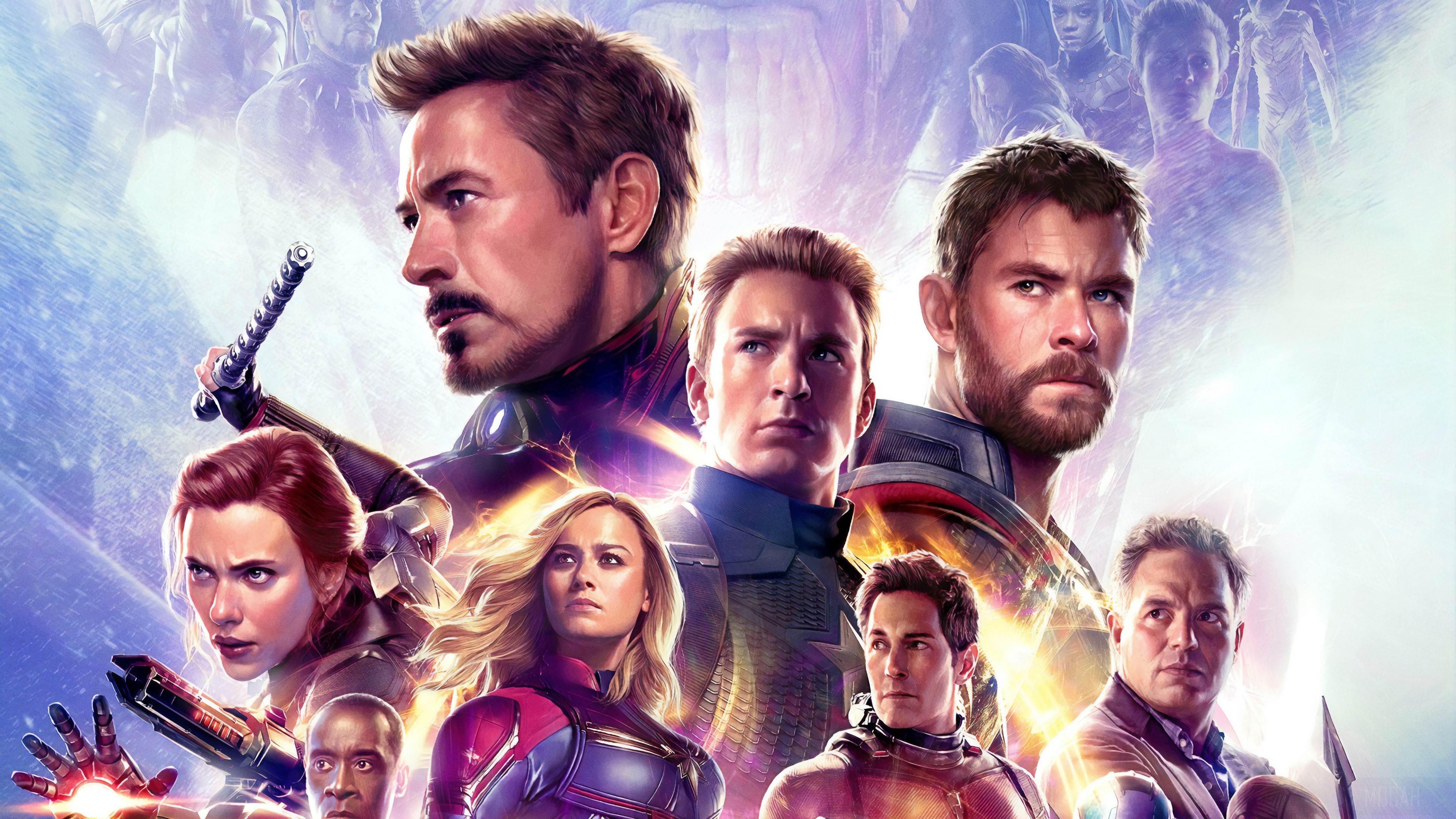 Ant Man, Avengers EndGame, Black Widow, Brie Larson, Bruce Banner, Captain America, Captain Marvel, Carol Danvers, Chris Evans, Chris Hemsworth, Don Cheadle, Mark Ruffalo, Natasha Romanoff, Paul Rudd, Scarlett Johansson, Scott Lang