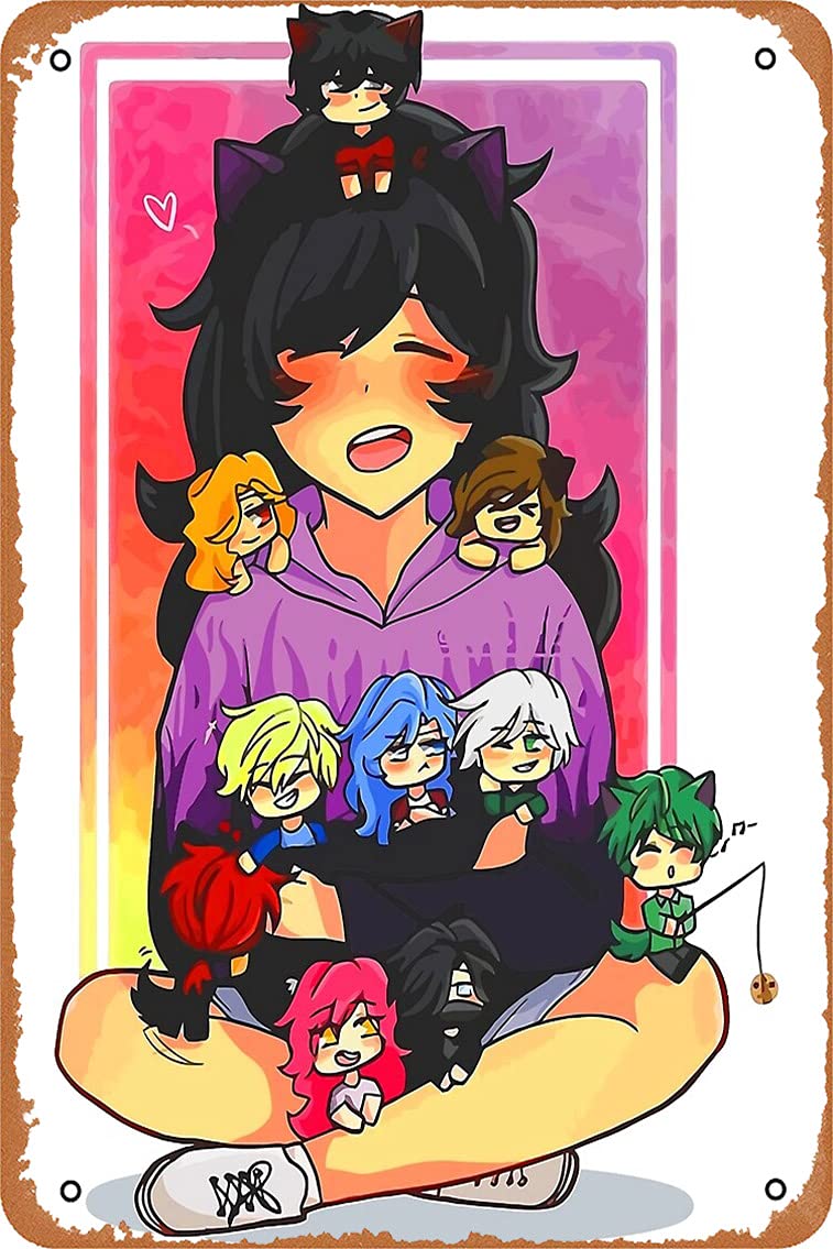 Amazon.com, NIUMOWANG Metal Sign Cute Girl Tin Poster 12 X 8 Inches, Home & Kitchen