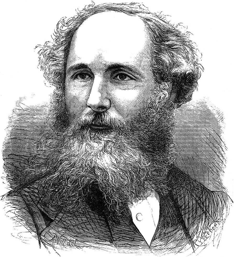 James Clerk Maxwell N(1831 1879) Scottish Physicist Wood Engraving 19Th Century Poster Print By (24 X 36): Posters & Prints