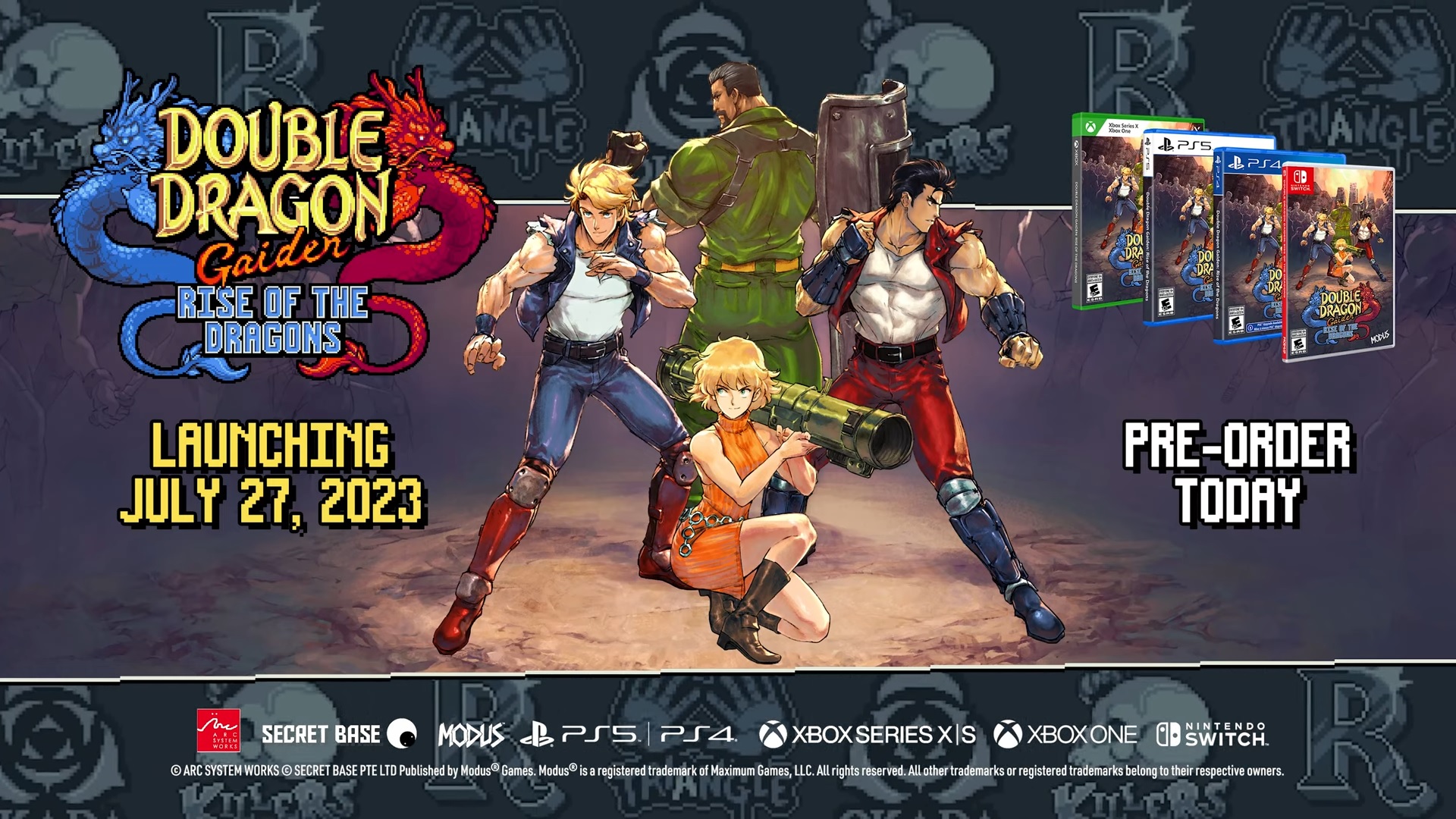 Double Dragon Gaiden: Rise of the Dragons hits the streets in July –  Destructoid