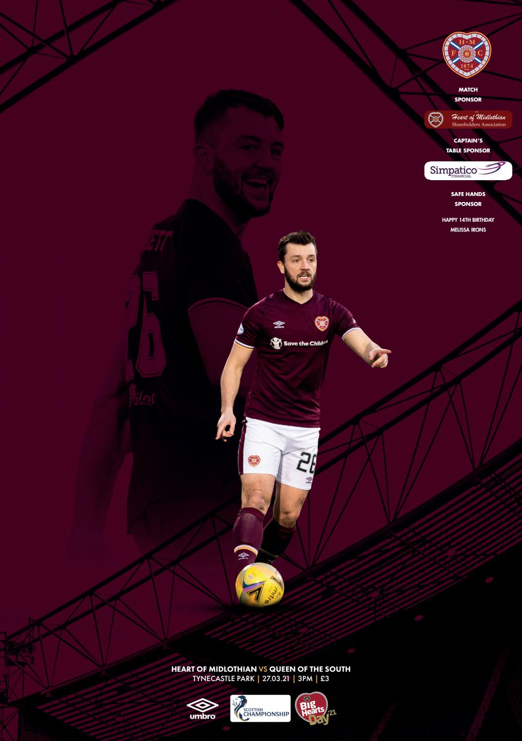 Heart of Midlothian v Queen of The South Championship.03.2021 by Heart of Midlothian Football Club