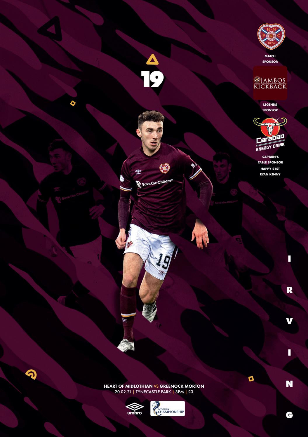 Heart of Midlothian v Morton Championship.02.2021 by Heart of Midlothian Football Club