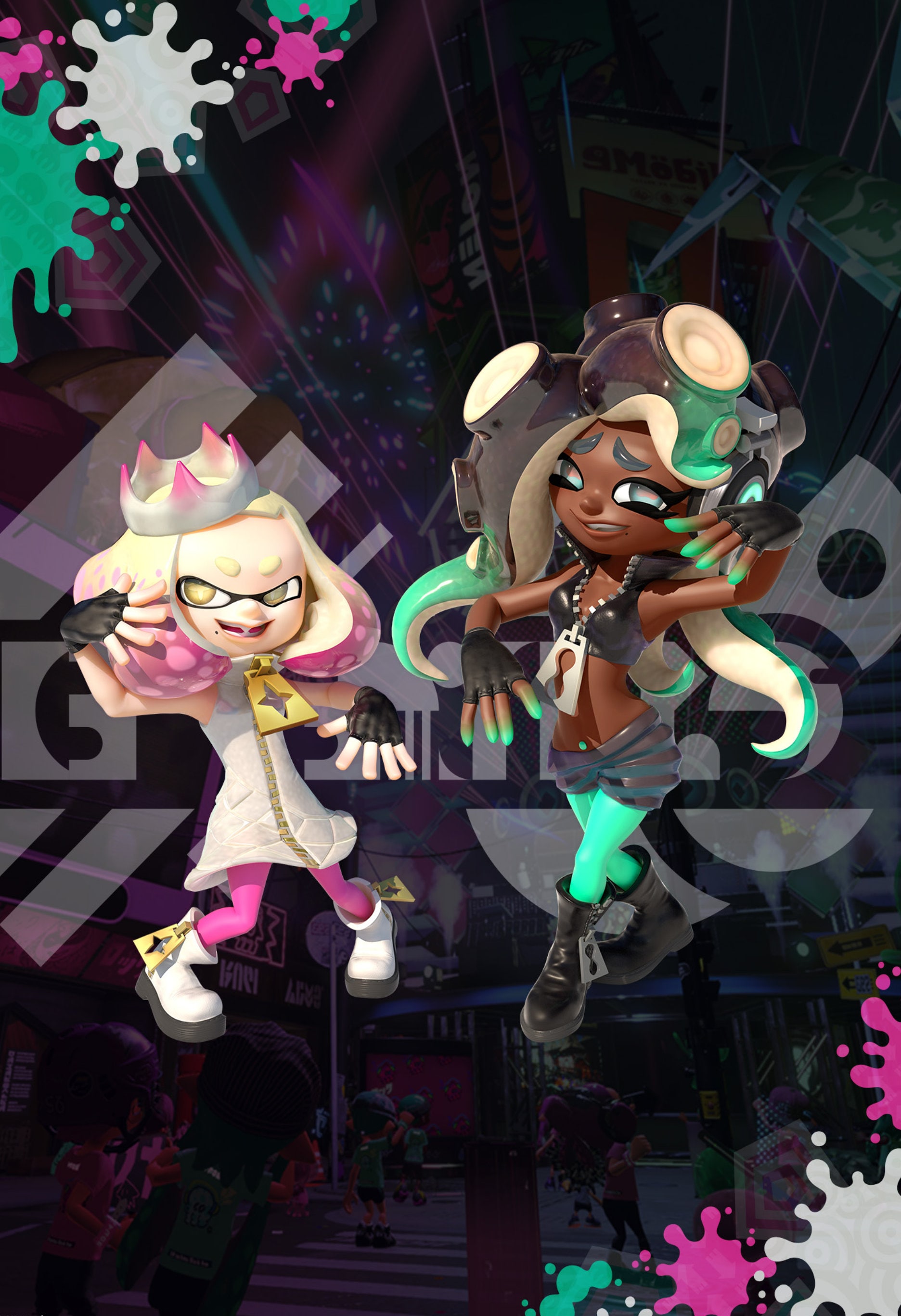 Splatoon 2 Pearl and Marina Poster 13x19