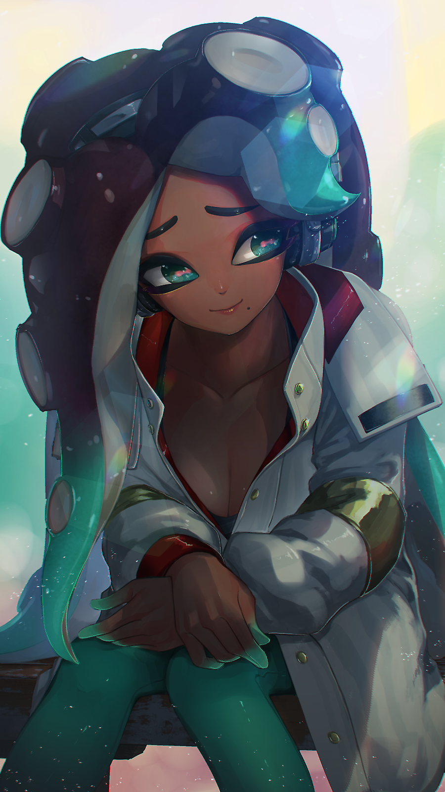 marina (splatoon and 1 more) drawn by kashu_(hizake)