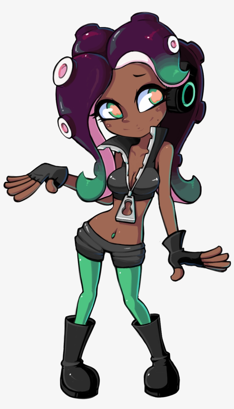 Marina From Splatoon 2 Like Everyone Else I Love Marina's Splatoon 2 Fanart PNG Image. Transparent PNG Free Download on SeekPNG