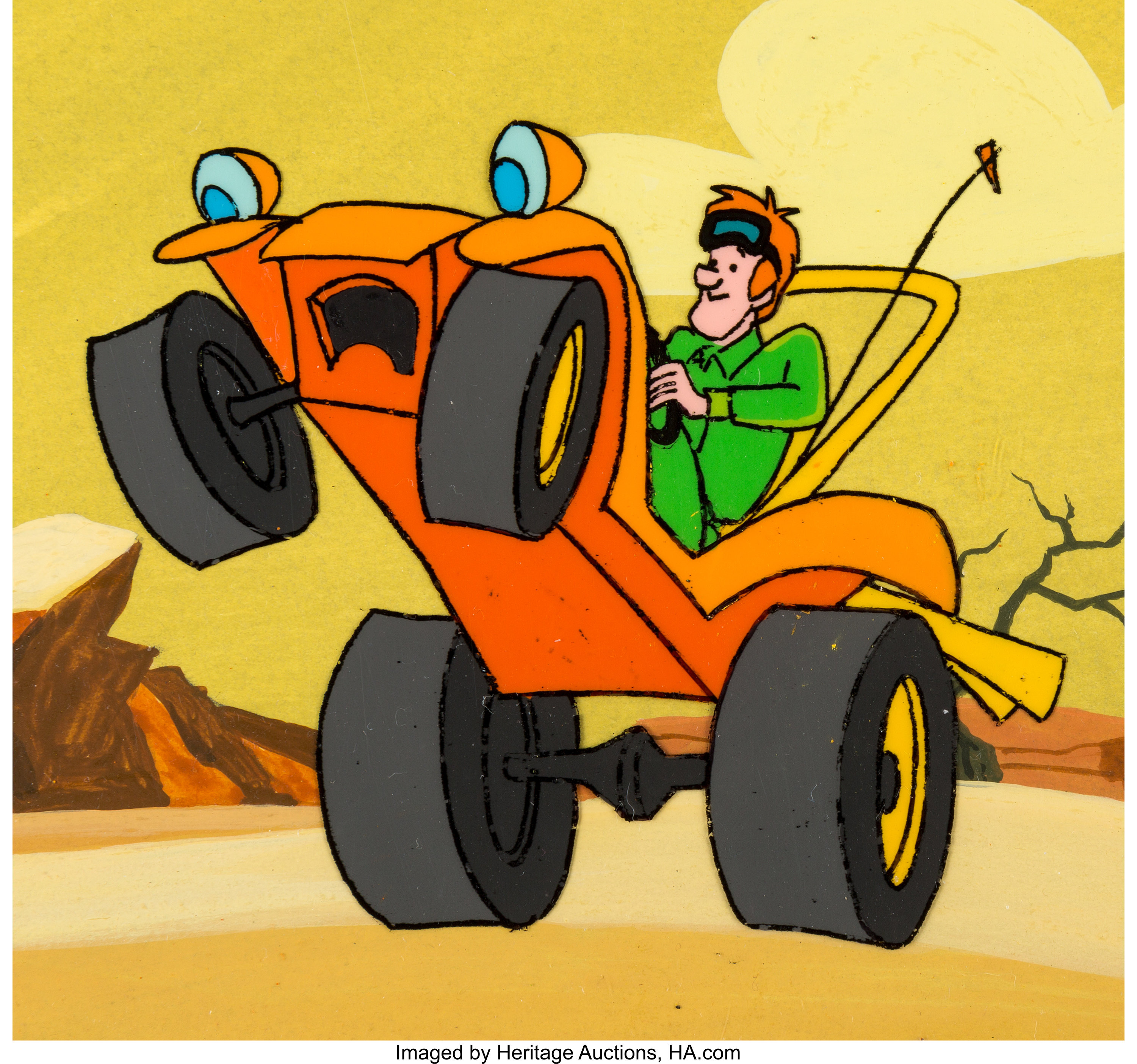 Speed Buggy Tinker and Speed Buggy Production Cel and Master. Lot