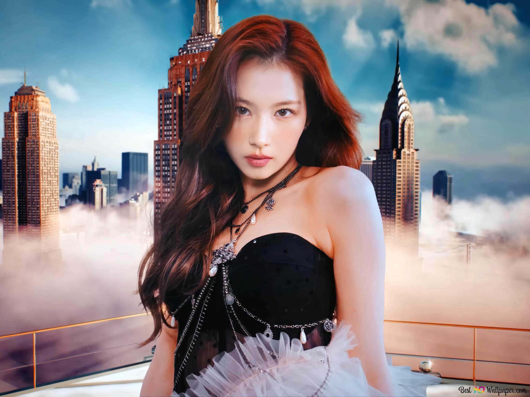 TWICE's Sana In MiSaMo [Twice Sub Unit] Opening Shoot 4K Wallpaper Download